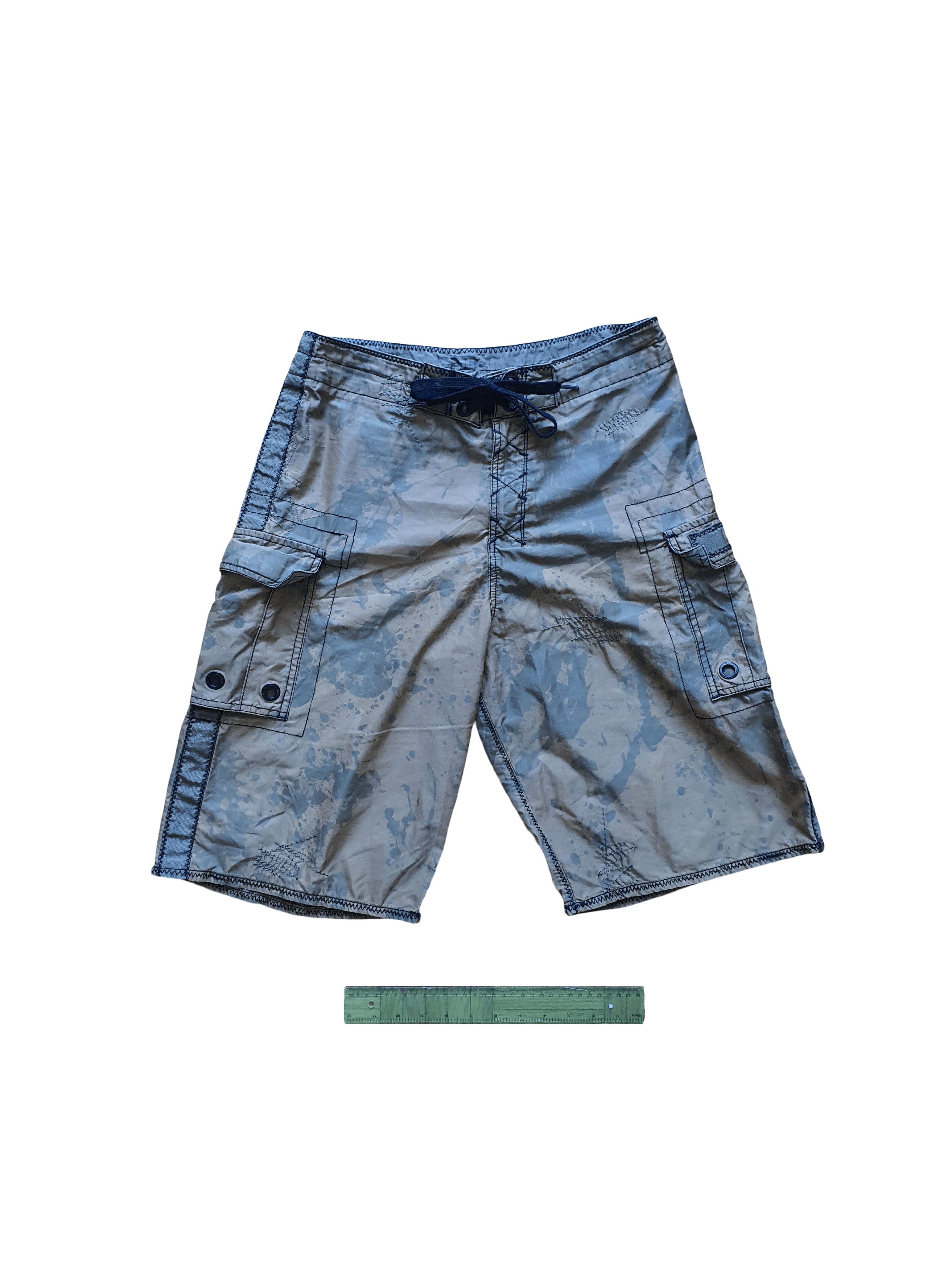 Oakley × Vintage Drawstring Swimming Casual Camo Shorts - Vintage (Y2K) Size US 32 / EU 48 - 1 Thumbnail