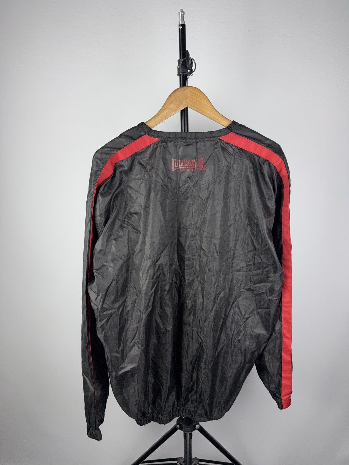 Lonsdale Vintage 80s Retro Rare Lonsdale Nylon jacket sweatshirt Size US L / EU 52-54 / 3 - 11 Thumbnail