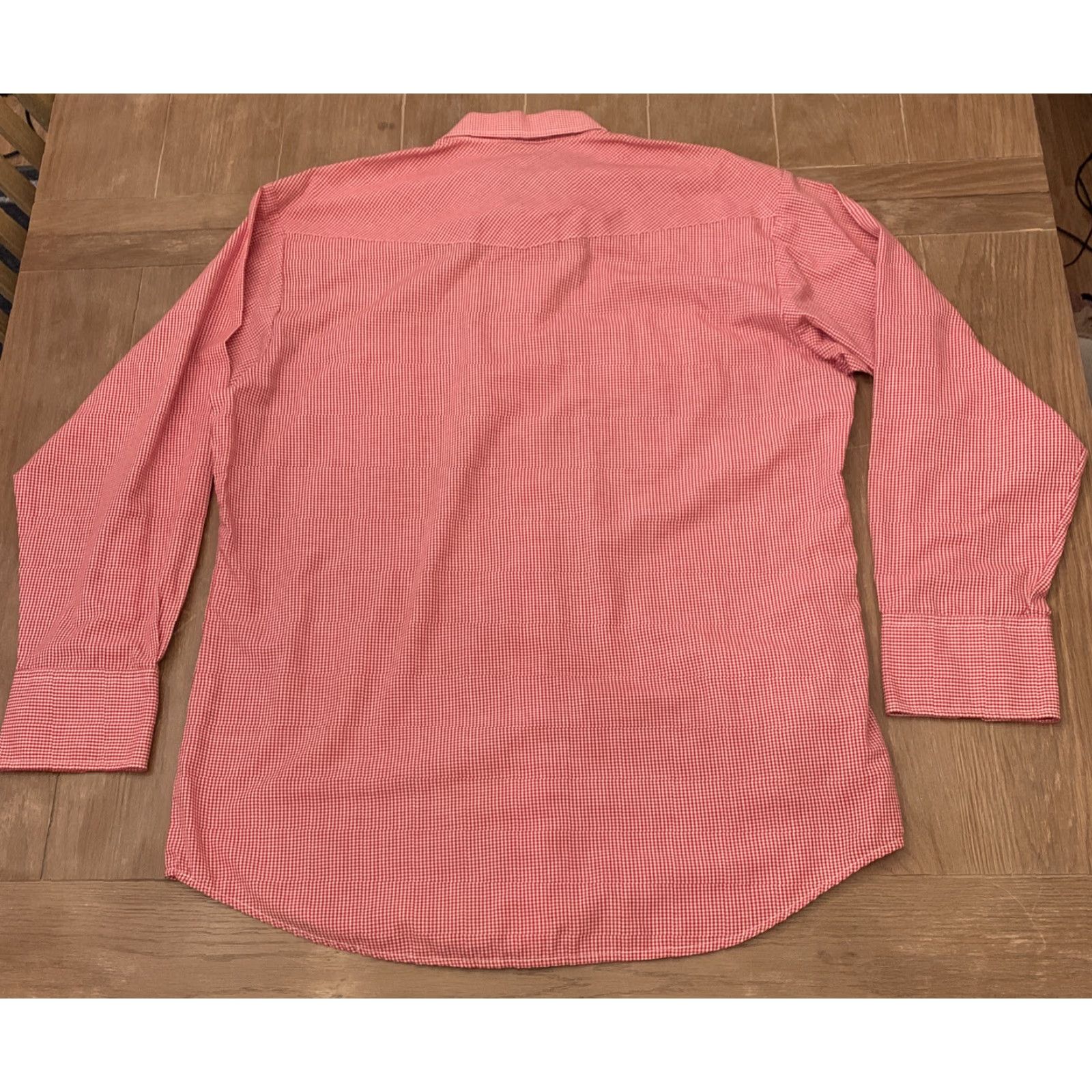 Roper Roper Western Shirt Mens Size XL Pearl Snap Long Sleeve Red Gold Collection Size US XL / EU 56 / 4 - 7 Thumbnail