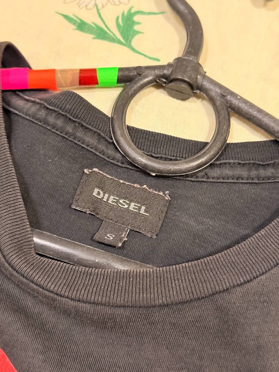 Diesel Y2K white T-shirt Diesel Vintage big logo streetwear Size US S / EU 44-46 / 1 - 7 Thumbnail