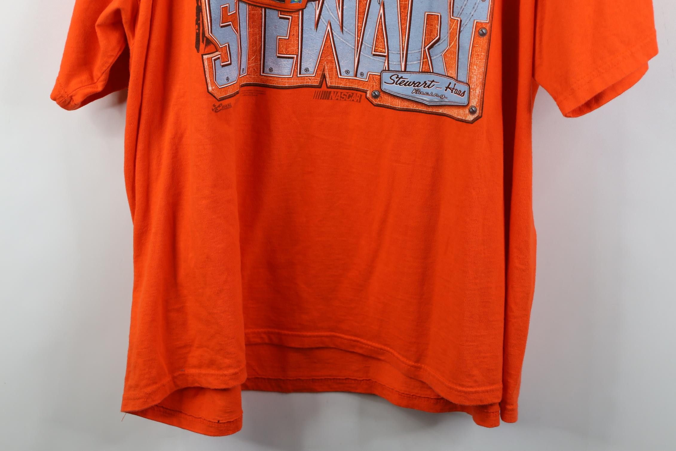 Vintage Vintage Y2K NASCAR Tony Stewart Racing Short Sleeve T-Shirt Size US XXL / EU 58 / 5 - 15 Thumbnail