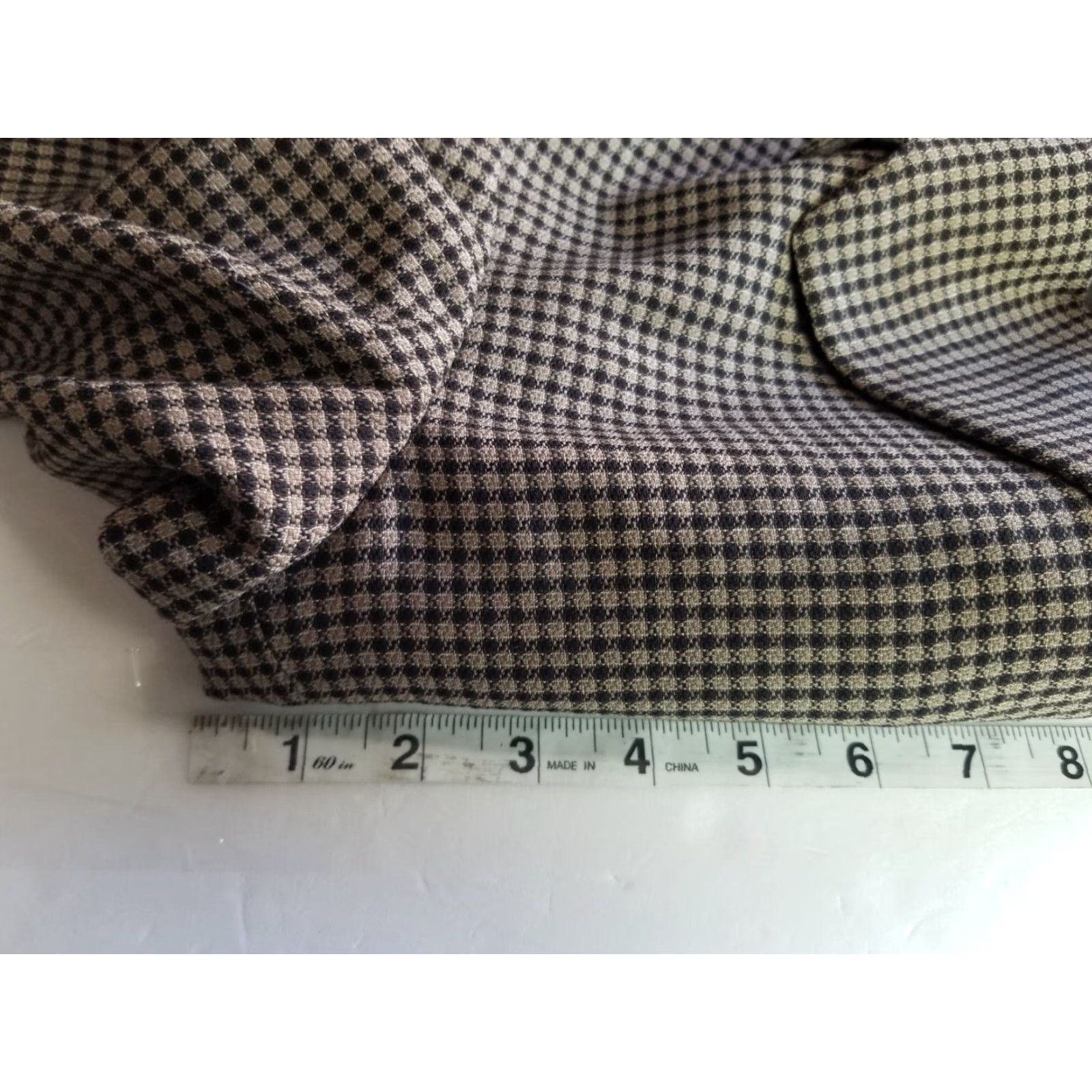 Canali Canali SPORT COAT Plaid Wool Blazer 54L Men Brown Made In Italy 2 Piece 100% Wool Mens jacket Size 54R - 3 Thumbnail