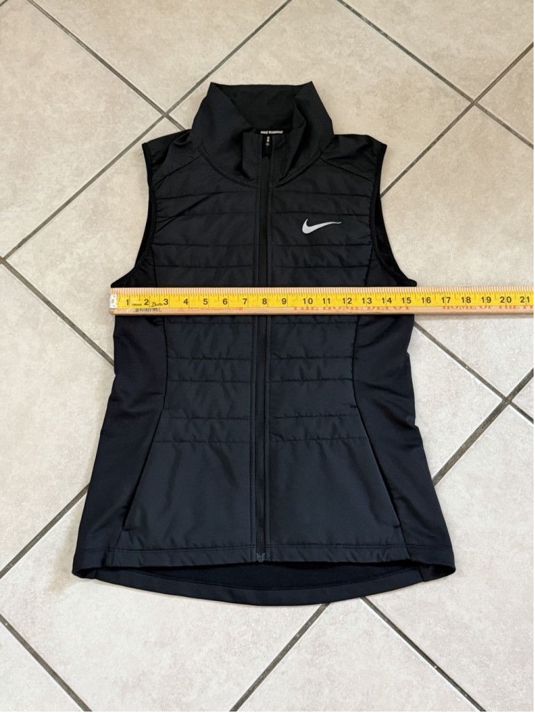 Nike NIKE ESSENTIAL BLACK LIGHTWEIGHT PUFFER RUNNING VEST SIZE XS Size XS / US 0-2 / IT 36-38 - 2 Thumbnail