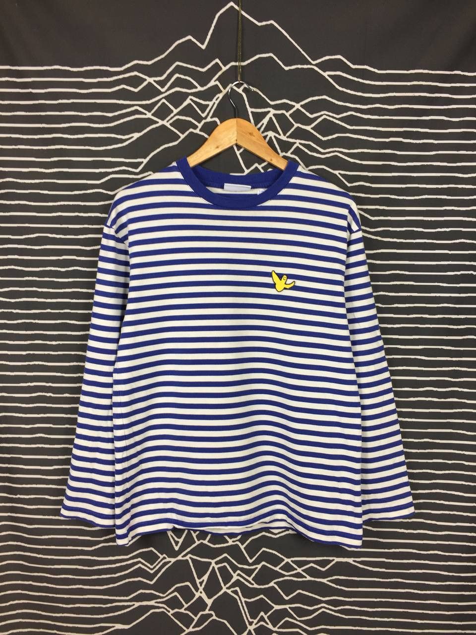 Other Vtg Mark Gonzales Skateboard Striped Longsleeve Tee Size US M / EU 48-50 / 2 - 1 Thumbnail