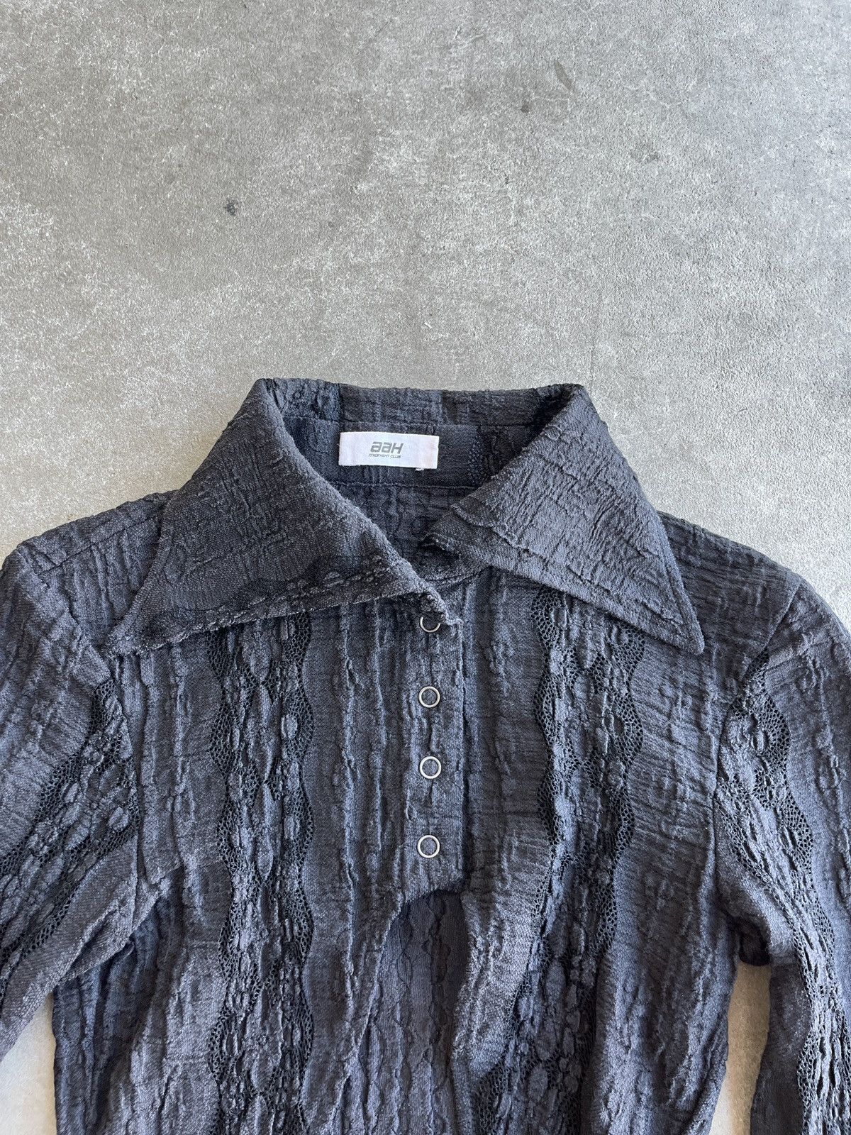 Other AAH Midnight Club Gothic Button Up Shirt Size XS / US 0-2 / IT 36-38 - 9 Thumbnail