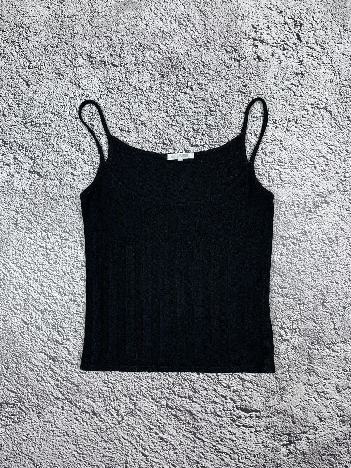 Japanese Brand Vintage Nara Maglie knit striped tank top Size S / US 4 / IT 40 - 1 Thumbnail