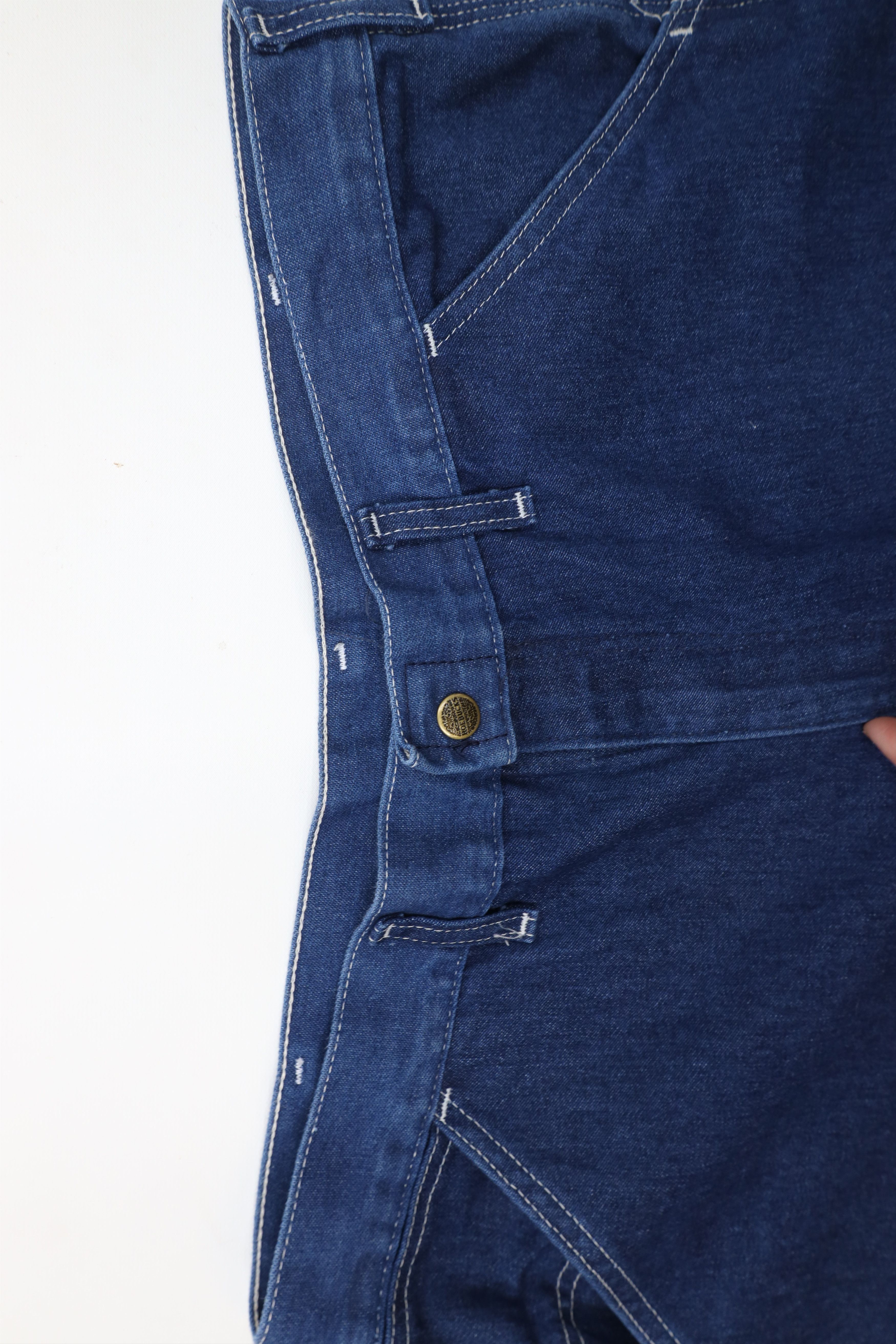 Vintage Vintage 70s 80s Streetwear Wide Leg Dungaree Denim Jeans USA Size US 36 / EU 52 - 8 Thumbnail