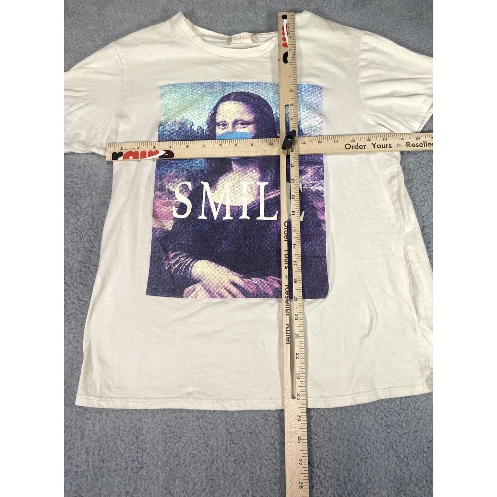 Vintage Alterd State Women Shirt Medium Mock Flu Mask White Size M / US 6-8 / IT 42-44 - 5 Thumbnail
