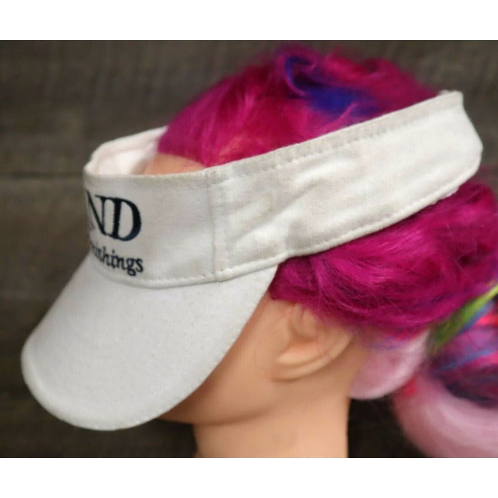 Vintage Robertson Baseball Hat Unisex Adults Adjustable Visor White Women Hat Size ONE SIZE - 3 Thumbnail
