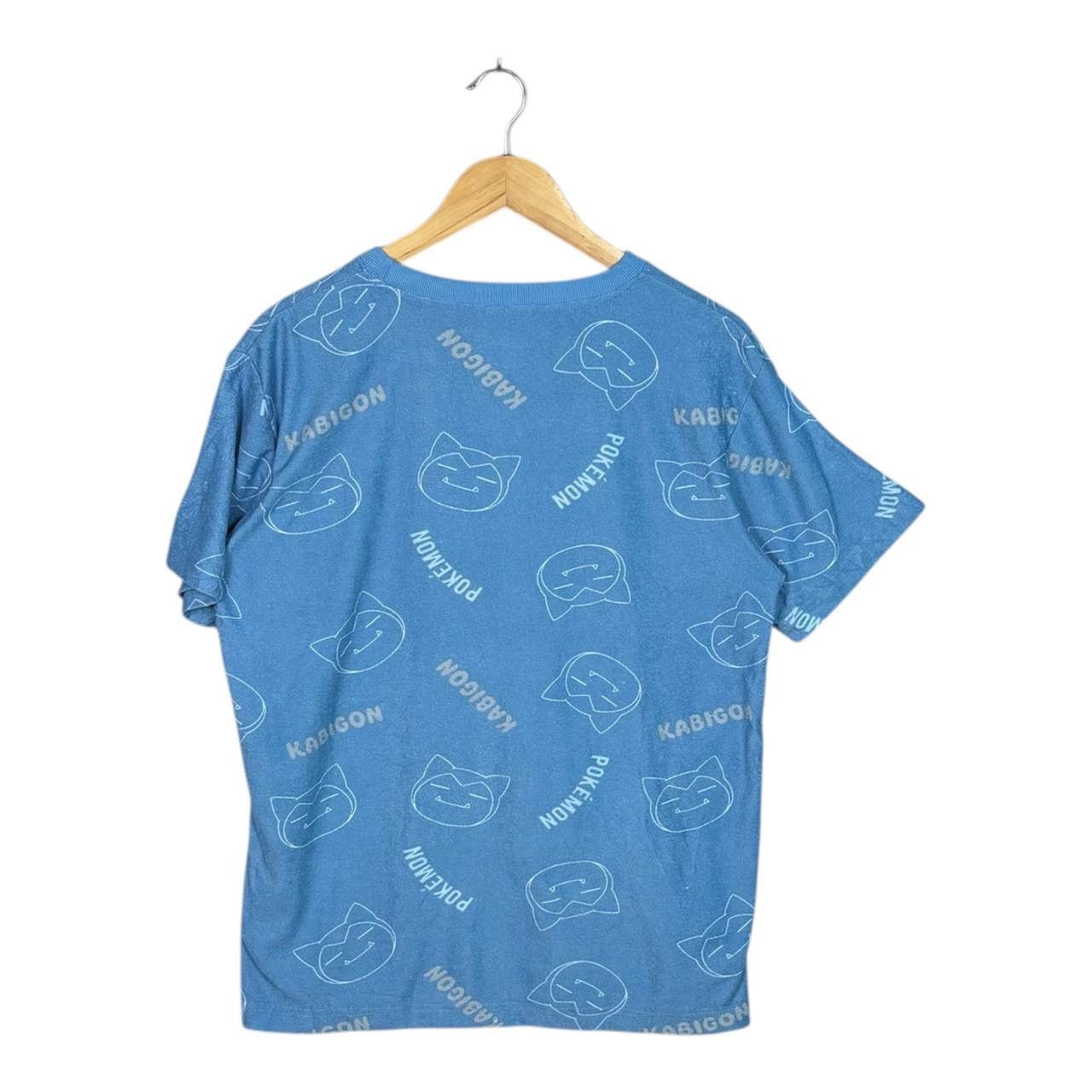Anime Pokemon Snorlex Tshirt Overprint Blue L Size US L / EU 52-54 / 3 - 2 Thumbnail