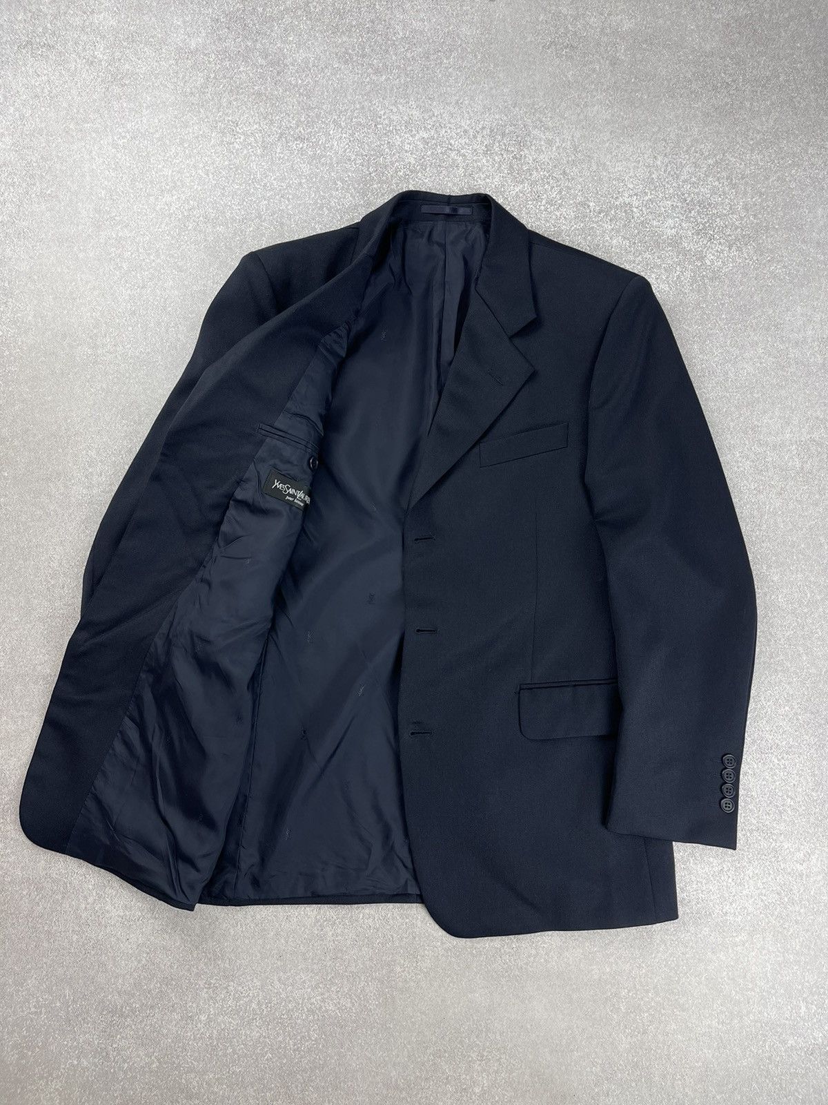 Yves Saint Laurent Vintage Yves Saint Laurent Blazer Jacket Size 48R Size 48R - 6 Thumbnail