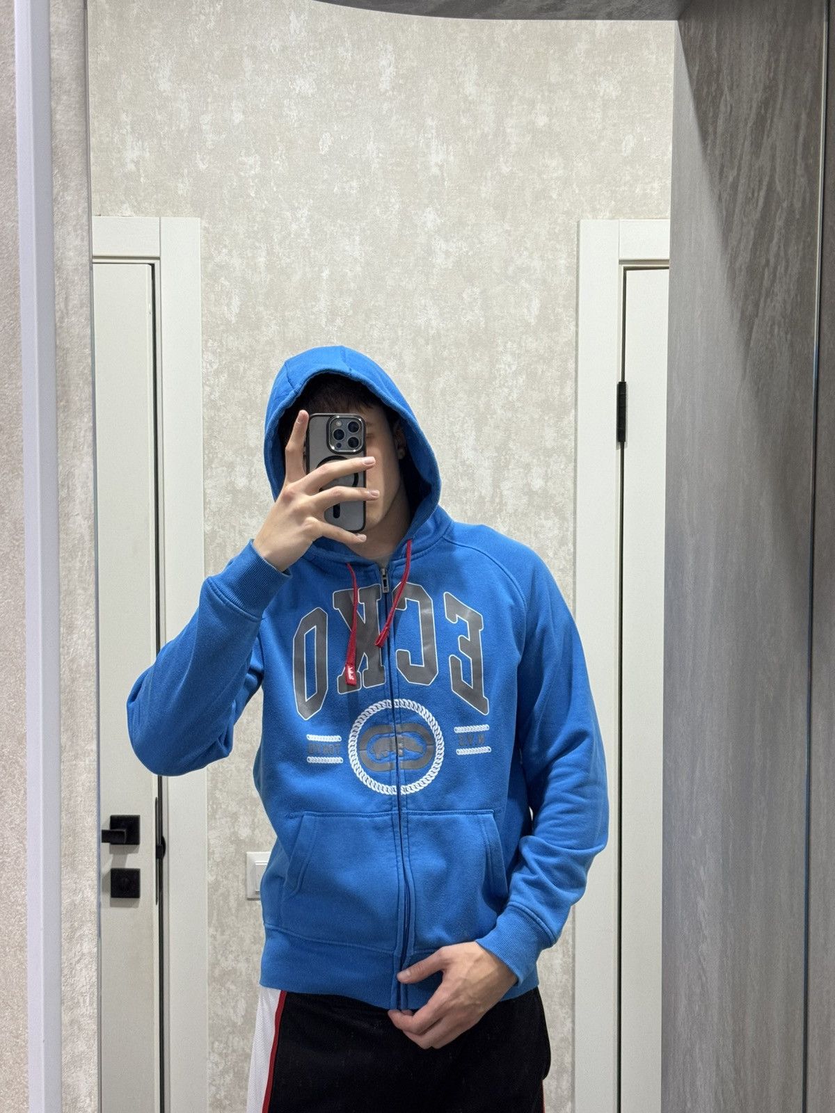 Ecko Unltd. Vintage ECKO UNLTD. Blue Zip Hoodie Size L Big Logo Skate Size US L / EU 52-54 / 3 - 9 Thumbnail