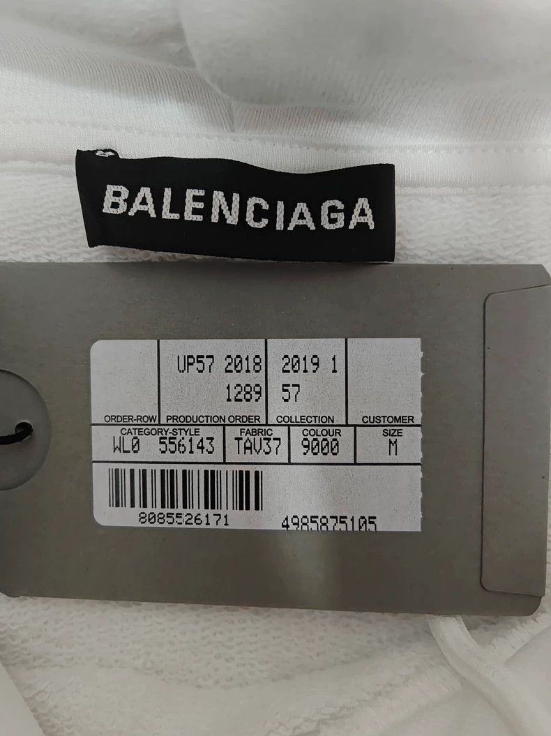 Balenciaga Balenciaga Classic logo slogan hoodie Size US M / EU 48-50 / 2 - 4 Thumbnail