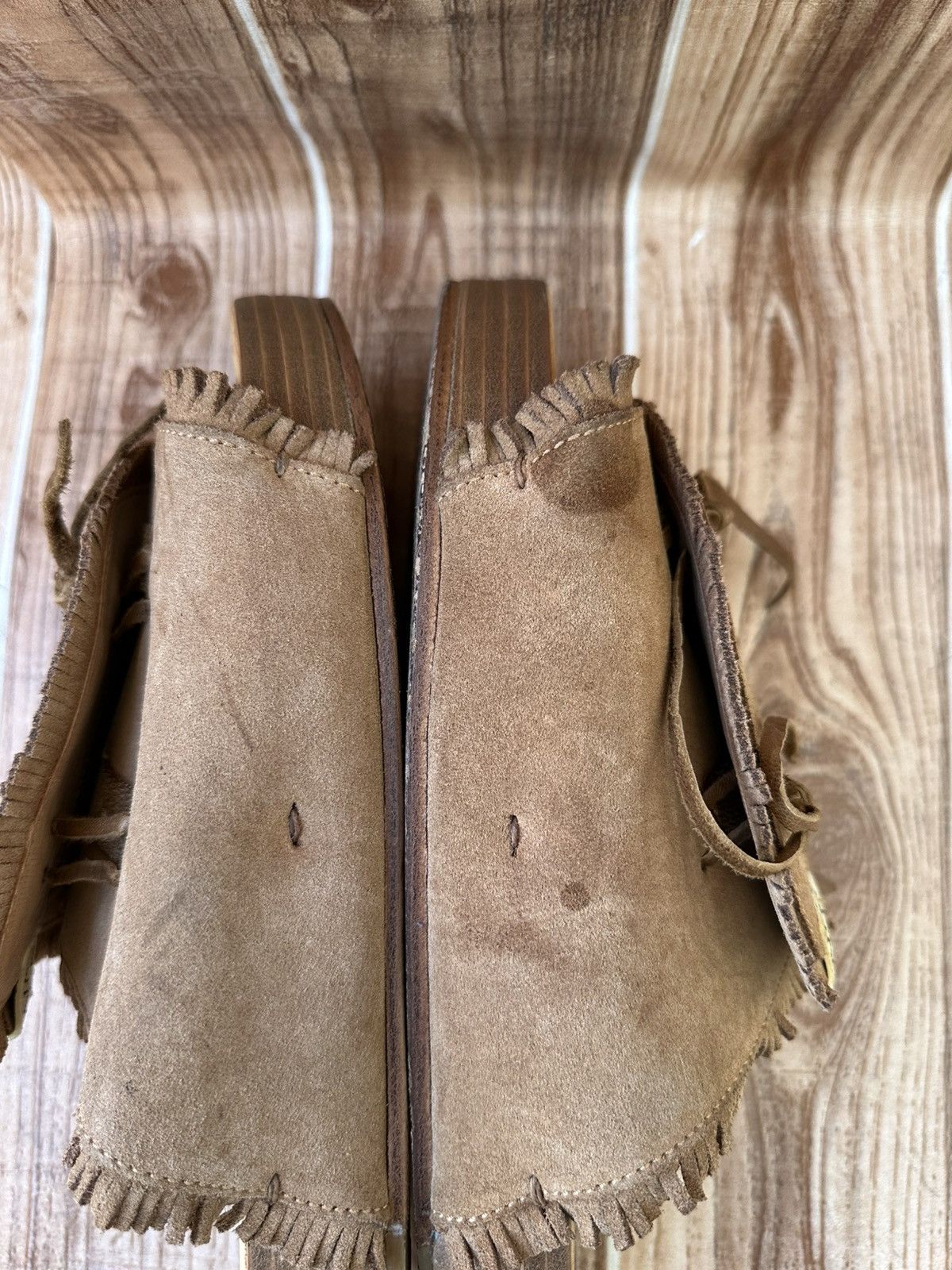 Visvim Visvim Christo Shaman Slides Brown XL Size US 12 / EU 45 - 15 Thumbnail