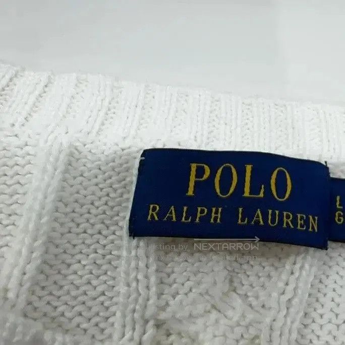 Polo Ralph Lauren Polo Ralph Lauren SS22 Chunky Cable Knit Sweater. Size US L / EU 52-54 / 3 - 8 Thumbnail