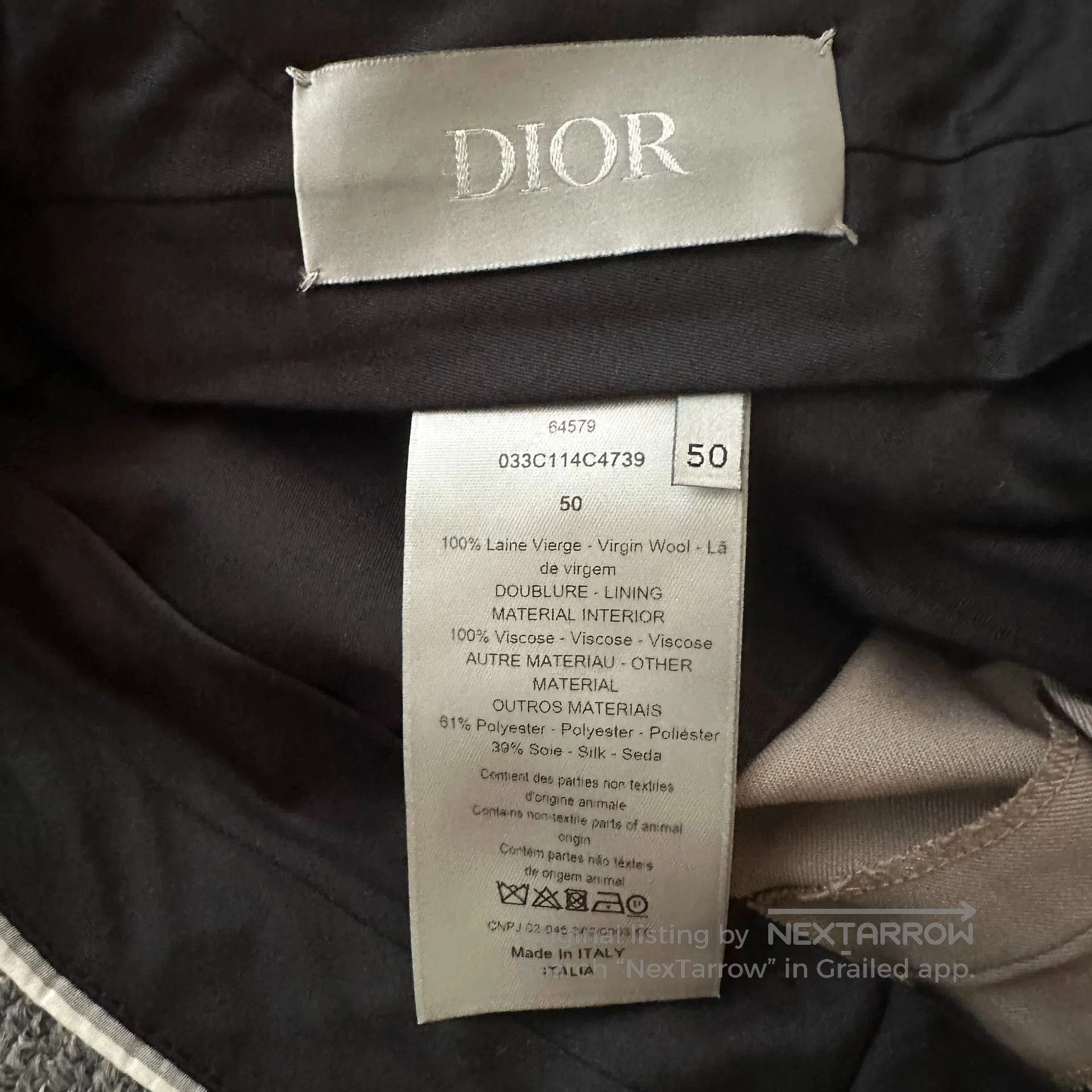 Dior Dior 23SS Khaki Diagonal Buckle Suit Set. Size US XL / EU 56 / 4 - 9 Thumbnail