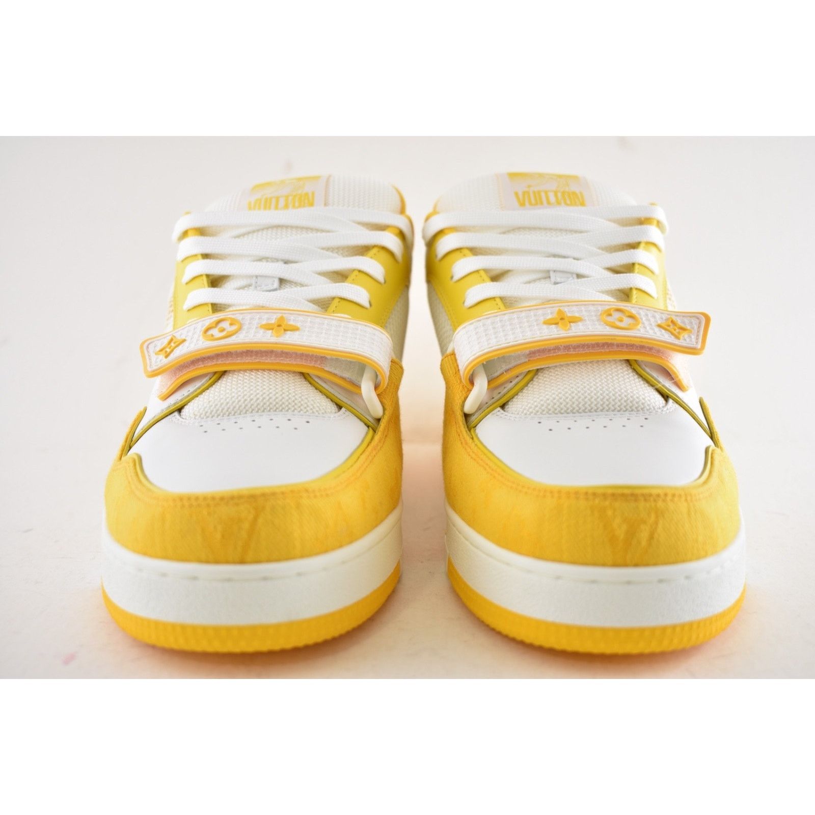 Louis Vuitton Louis Vuitton Denim Yellow Monogram White Low Top Size US 10 / EU 43 - 9 Thumbnail
