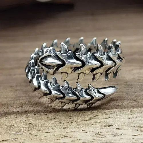 Jewelry Akiyama x Asaka Centipede Retro Adjustable Ring Size ONE SIZE - 3 Thumbnail