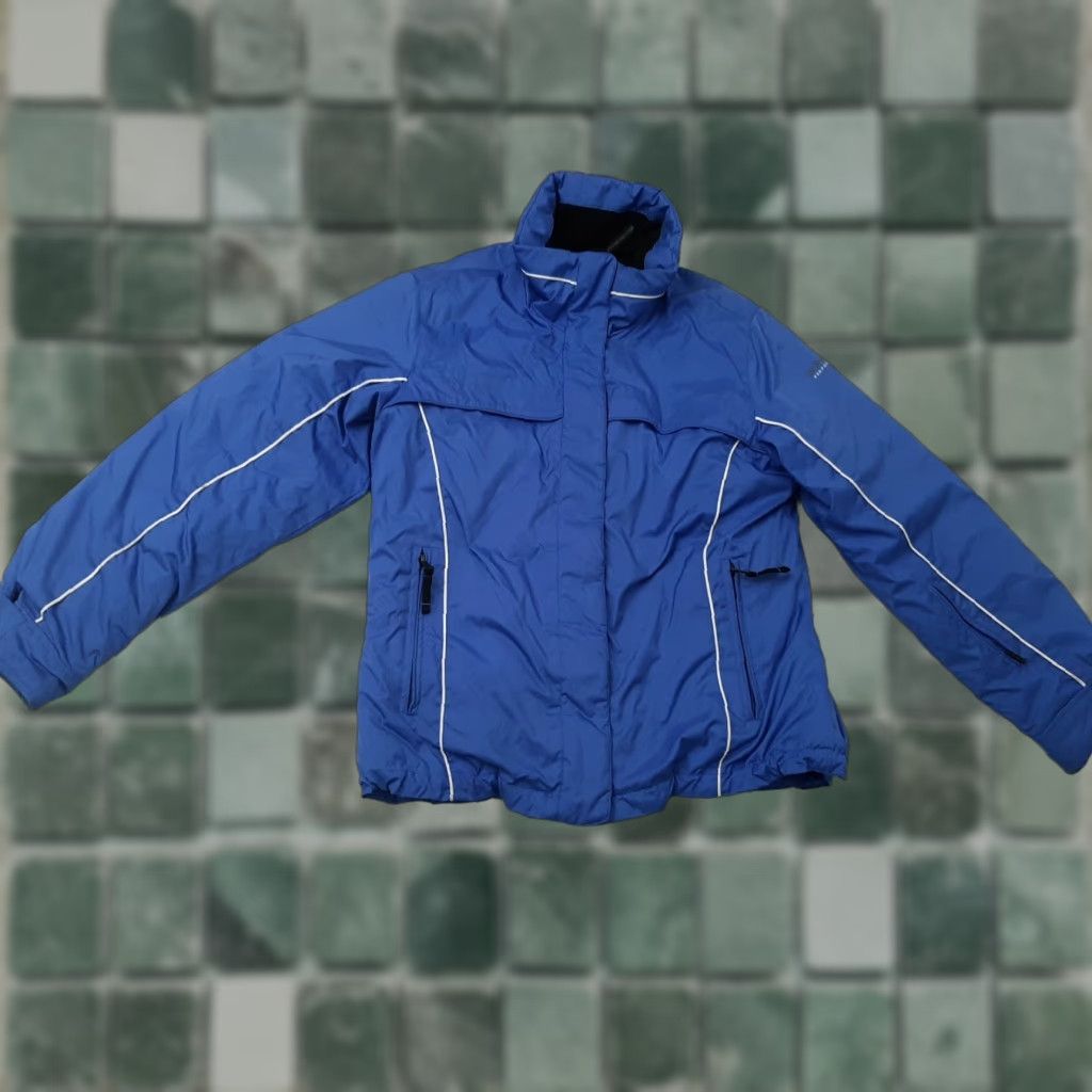 Vintage Inside EDGE Women's Winter Jacket 3-in-1 Hood Size M Blue Pockets Jackets Womens Size M / US 6-8 / IT 42-44 - 1 Thumbnail