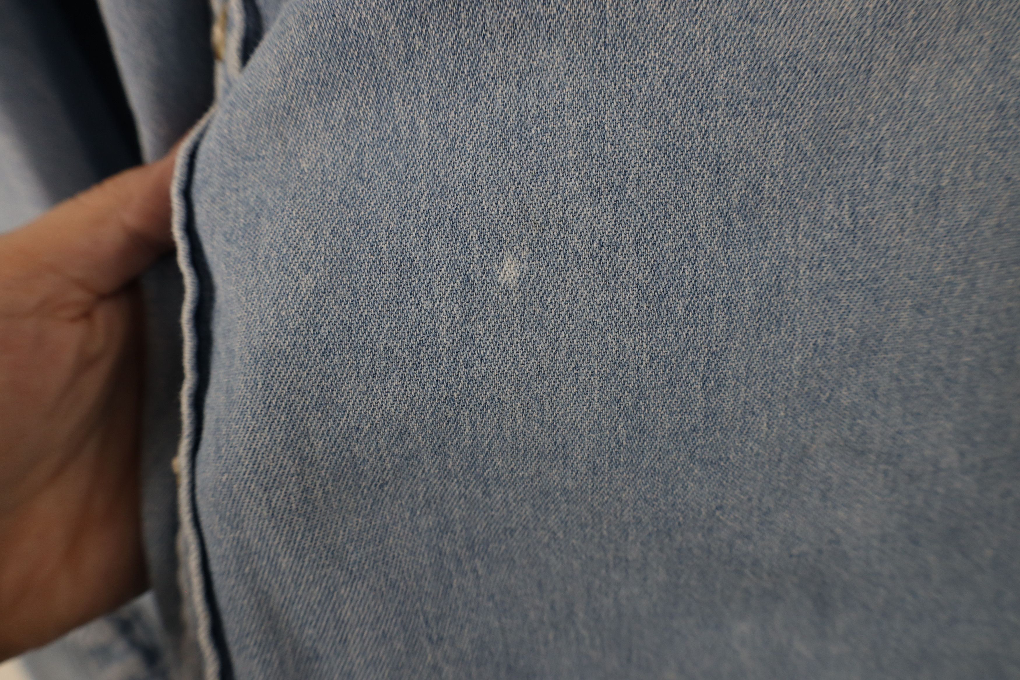 Vintage Vintage 90s Streetwear Denim Jean Button Down Shirt Blue Size US XL / EU 56 / 4 - 5 Thumbnail