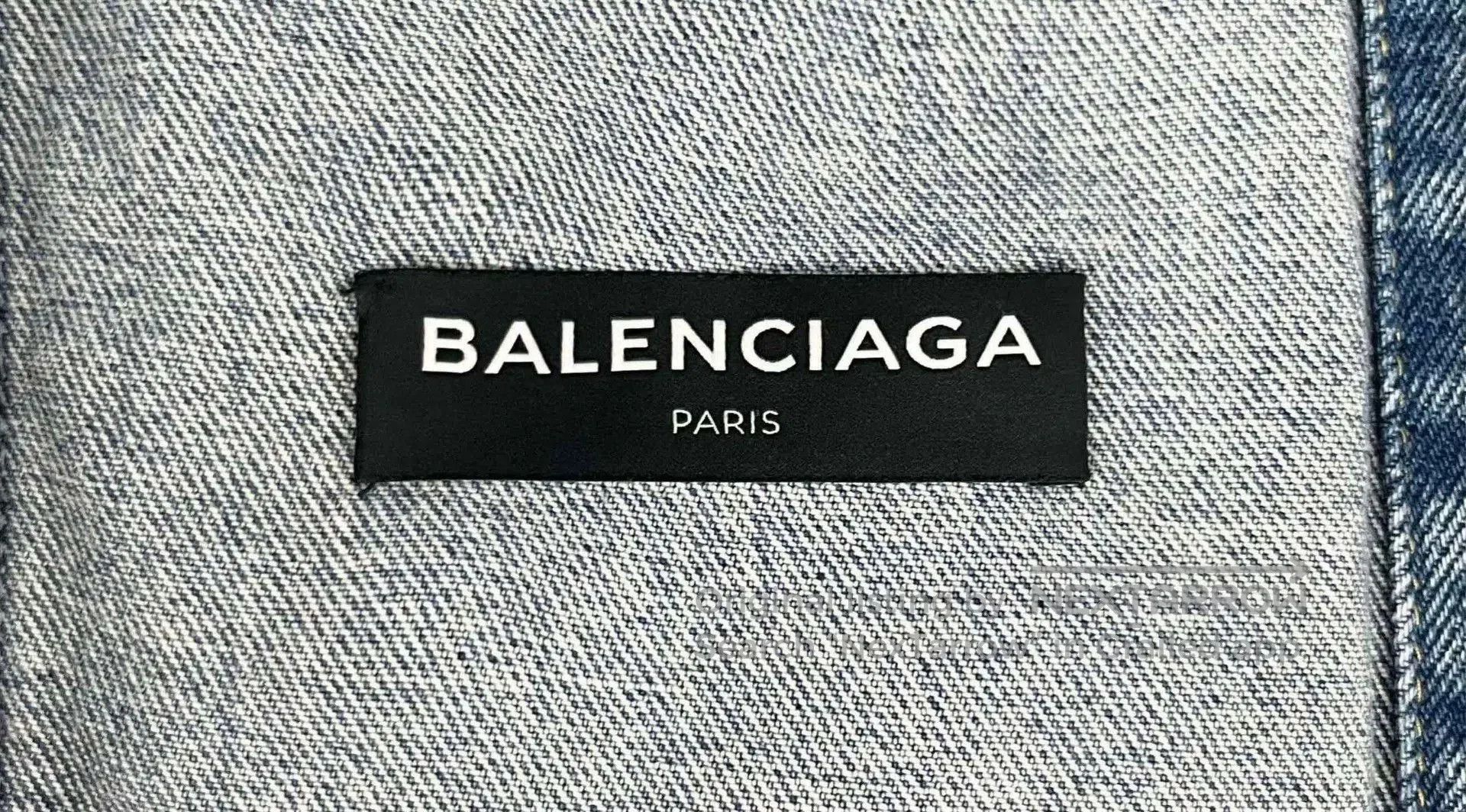 Balenciaga balenciaga distressed denim jacket with logo. Size US L / EU 52-54 / 3 - 4 Thumbnail