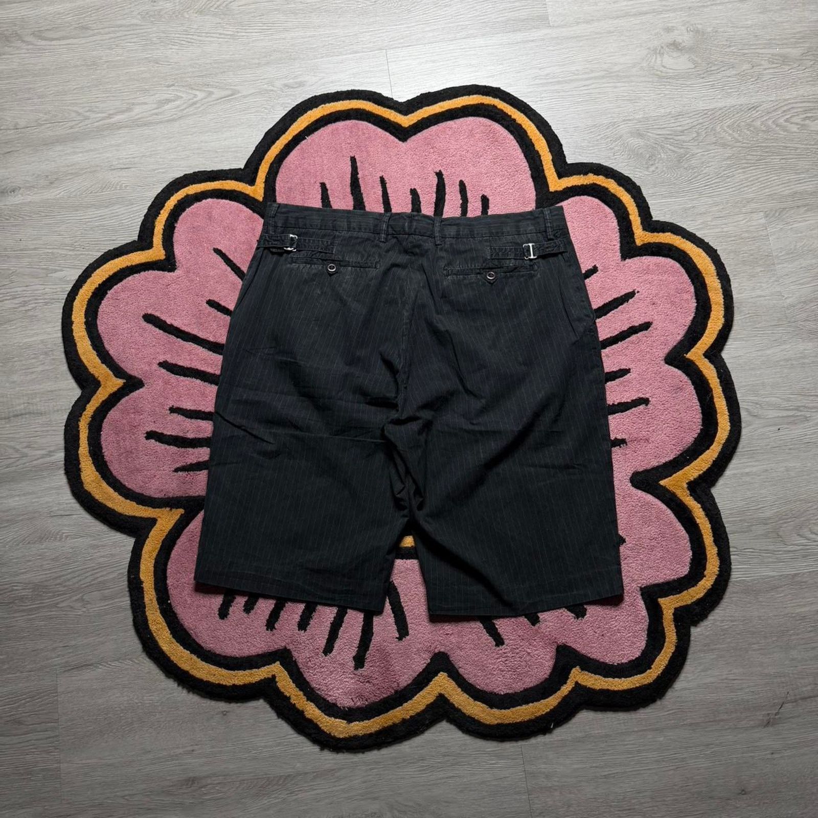 Polo Ralph Lauren × Ralph Lauren Polo Ralph Lauren Pinstripe Chino Shorts Size 36 Black Size US 36 / EU 52 - 7 Thumbnail