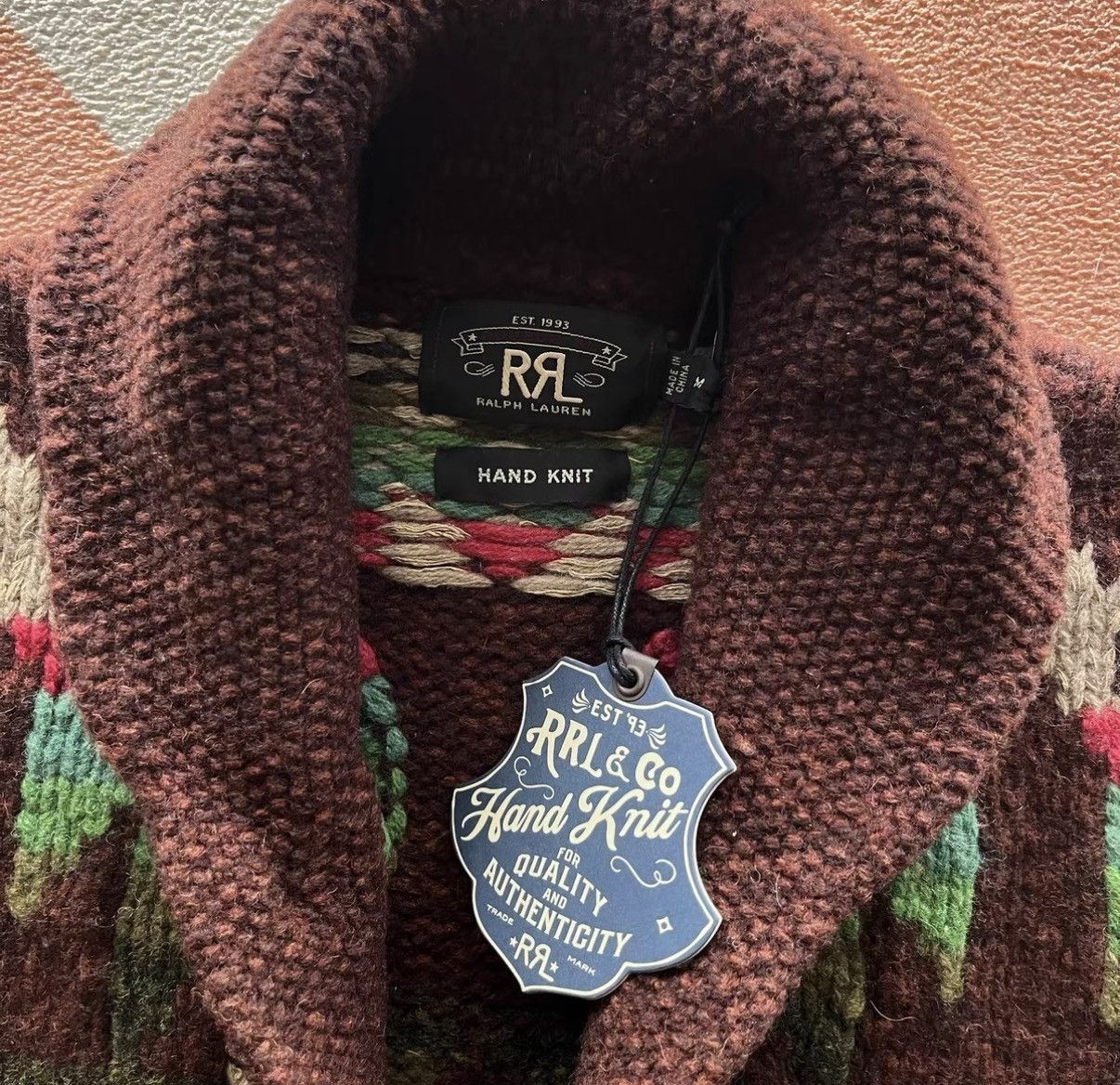RRL Ralph Lauren RRL Ralph Lauren Double RL Southwestern Wool Knit Vest K22 Size US M / EU 48-50 / 2 - 6 Thumbnail