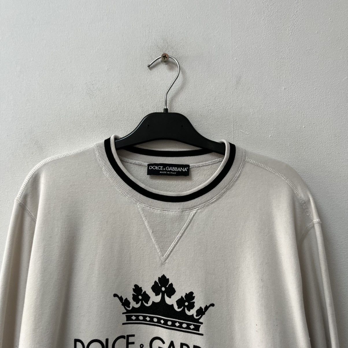 Dolce & Gabbana Rare Dolce & Gabbana sweatshirt big logo Milano Size US M / EU 48-50 / 2 - 4 Thumbnail