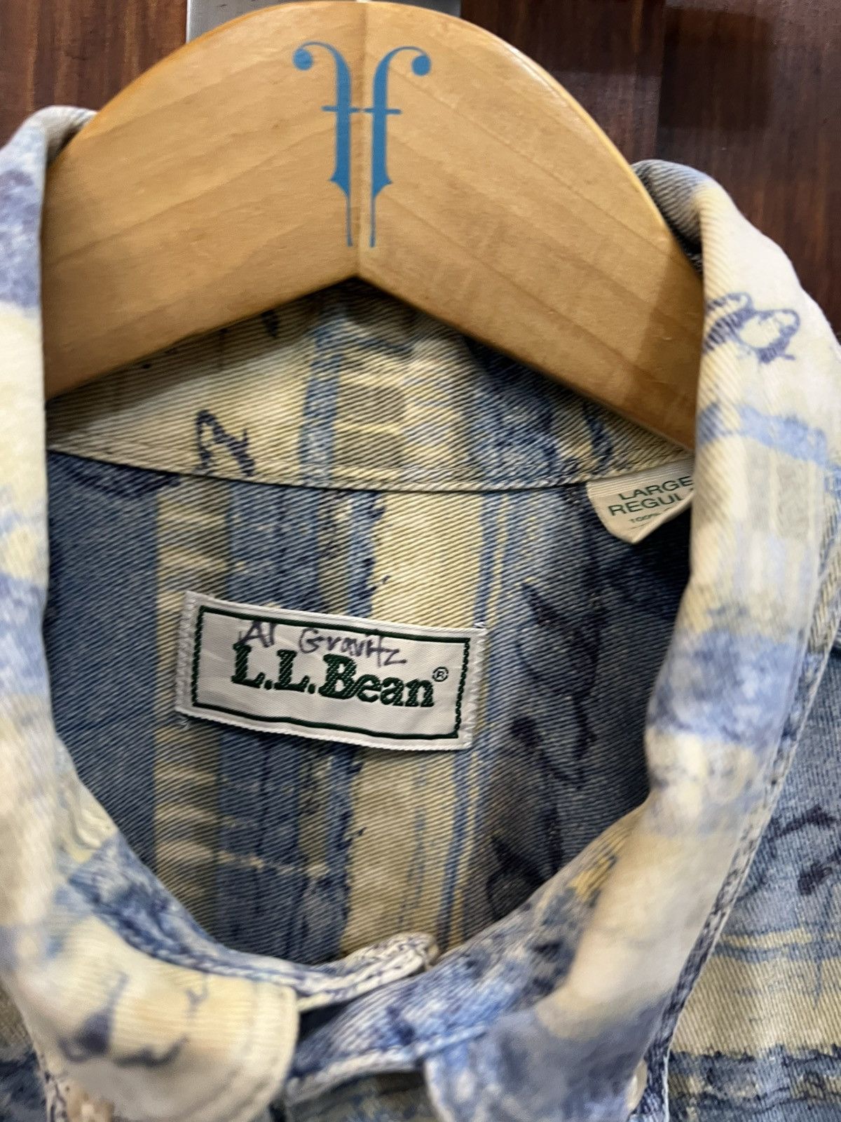 L.L. Bean L.L Bean Full Print Jumper Shirts Size US XL / EU 56 / 4 - 6 Thumbnail