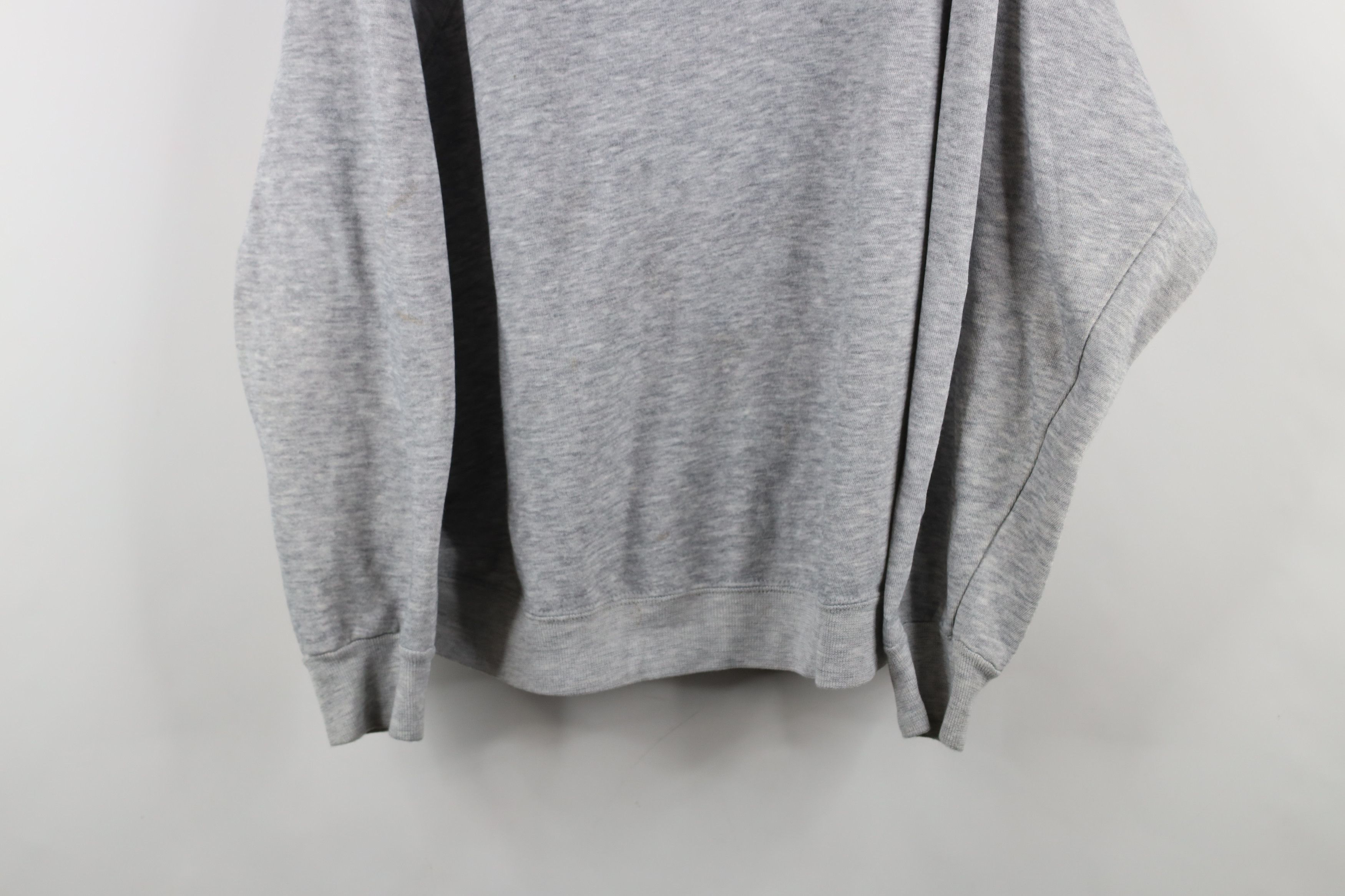 Vintage Vintage 90s Streetwear Boxy Fit Sweatshirt Heather Gray USA Size XL / US 12-14 / IT 48-50 - 3 Thumbnail