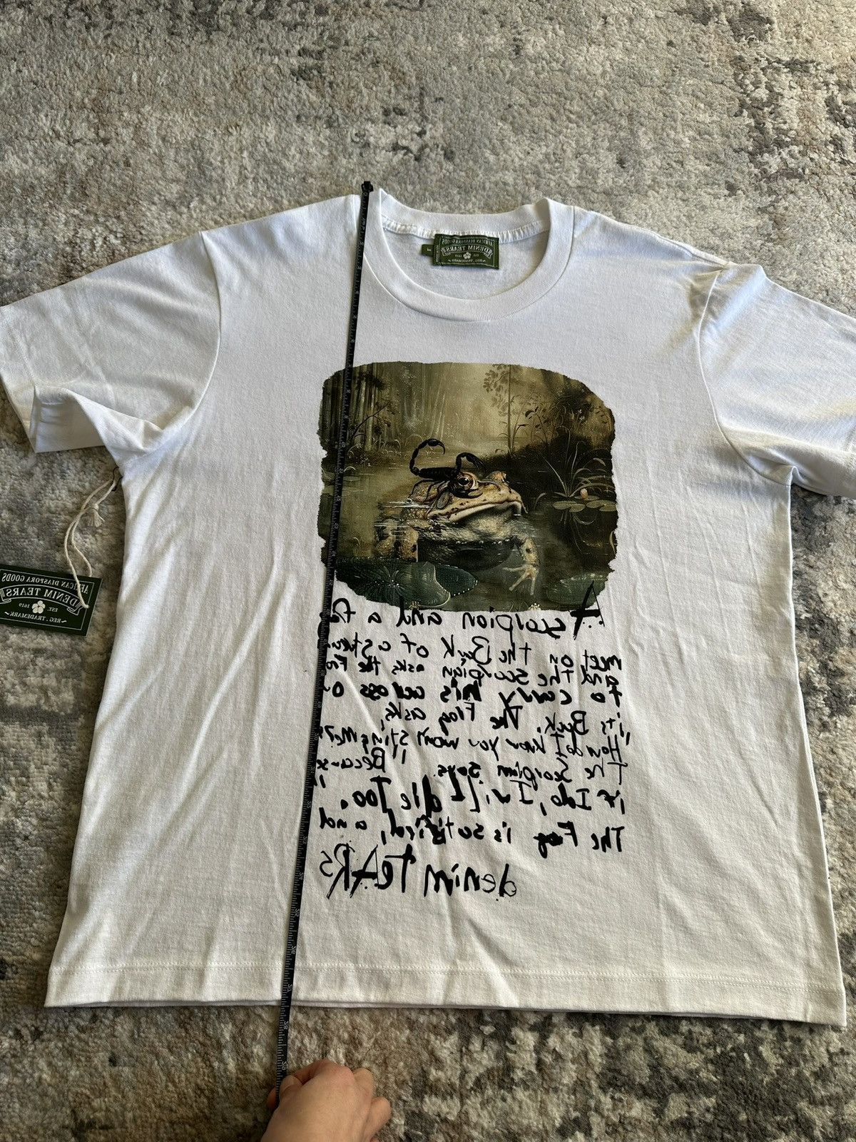 DENIM TEARS Denim Tears The Scorpion and The Frog Fable Tee FW24 Size US L / EU 52-54 / 3 - 13 Thumbnail