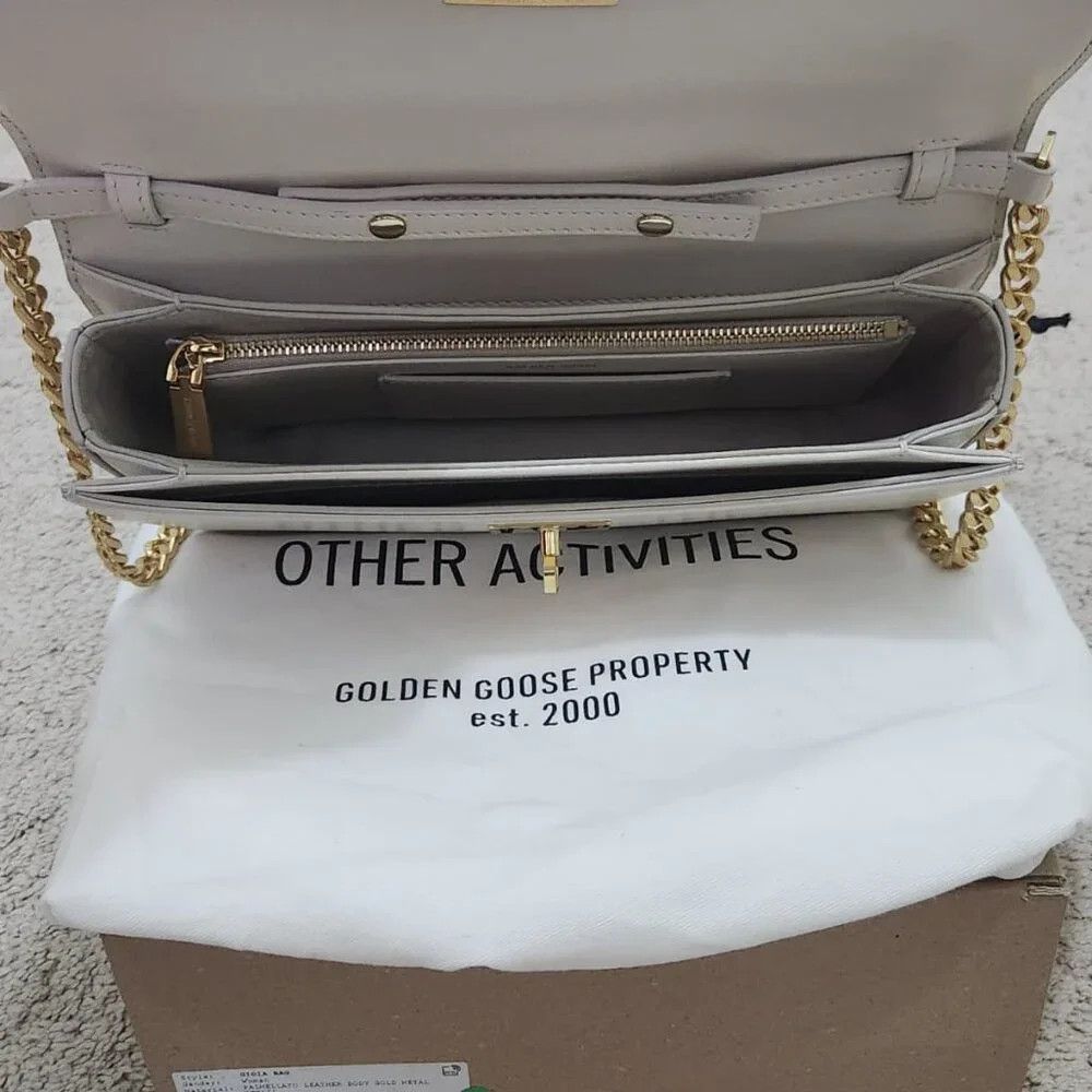 Golden Goose Golden Goose Gioia Bag in butter-colored boarded leather Size ONE SIZE - 7 Thumbnail