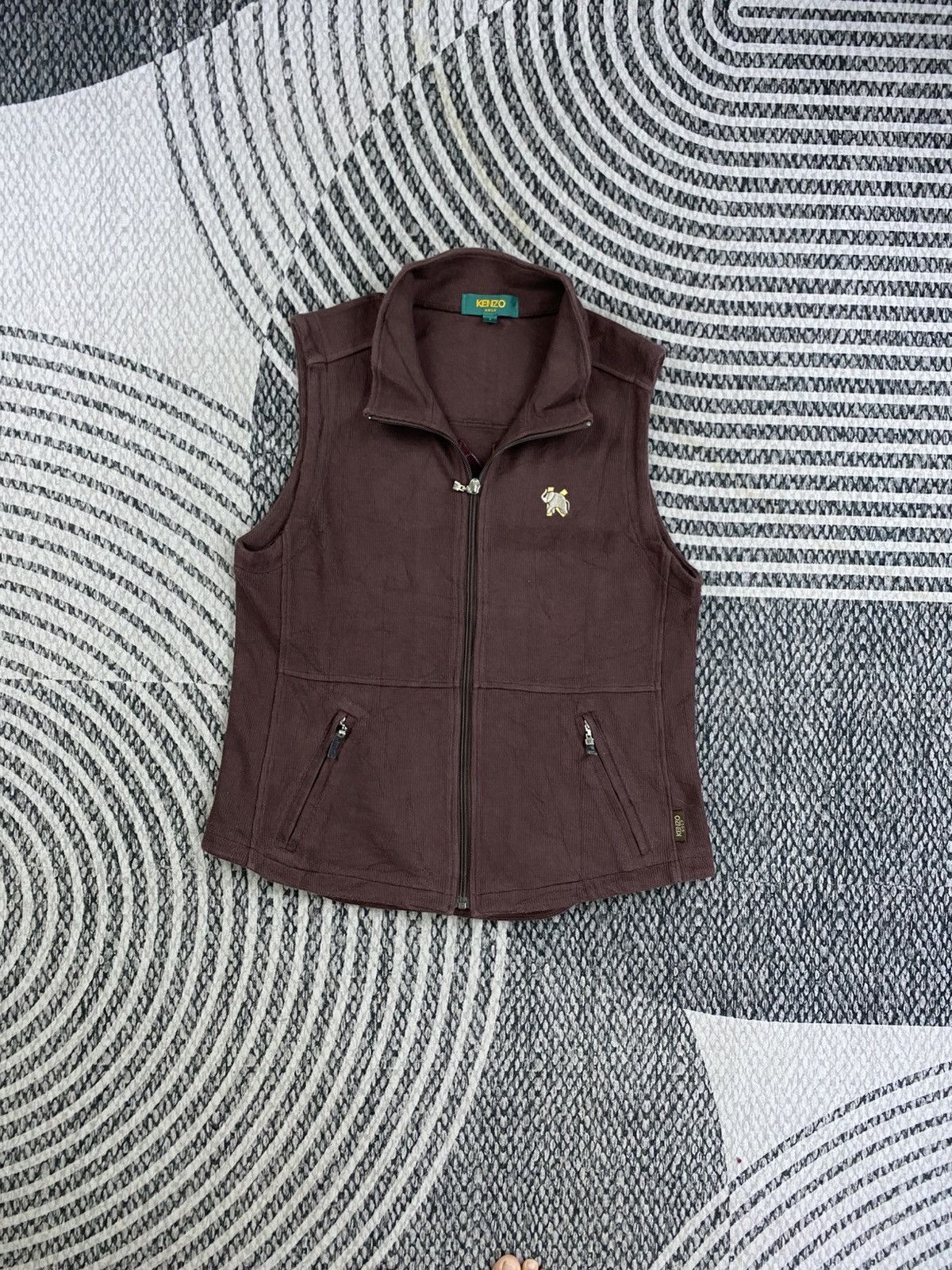 Kenzo Vintage Kenzo Golf Big Logo Embroidery Vest Size US S / EU 44-46 / 1 - 2 Thumbnail