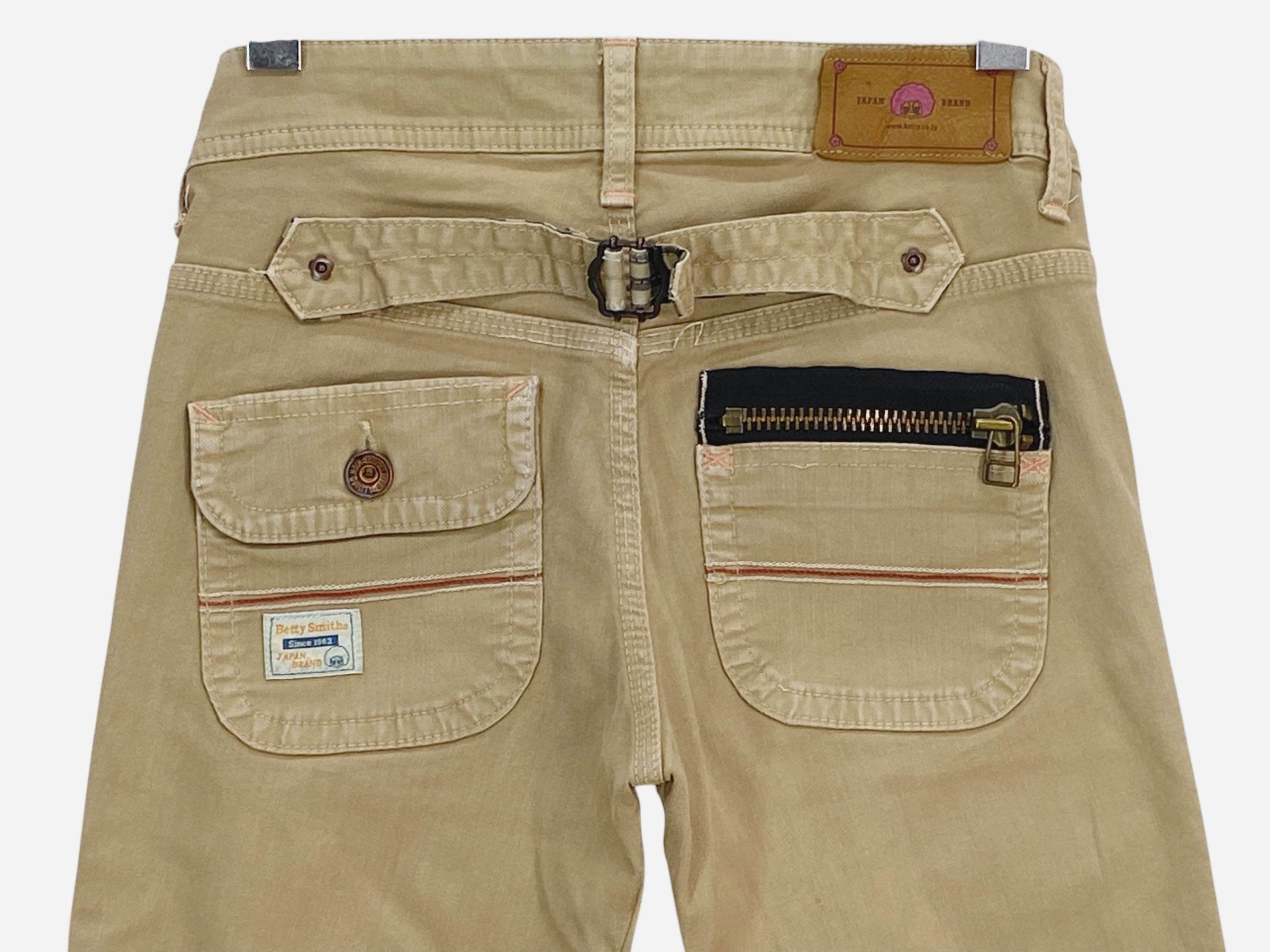 Japanese Brand Betty Smith Pants Buckle Back Pants Size 24" / US 00 / IT 34 - 5 Thumbnail