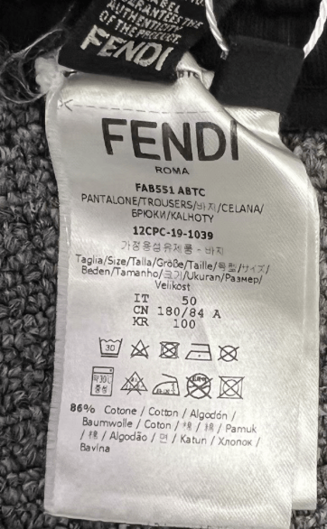 Fendi Fendi Black Side Logo Tape Track Shorts K12 Size US 34 / EU 50 - 7 Thumbnail