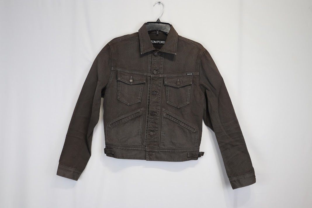 Tom Ford Denim Jacket in Brown Size US M / EU 48-50 / 2 - 1 Thumbnail