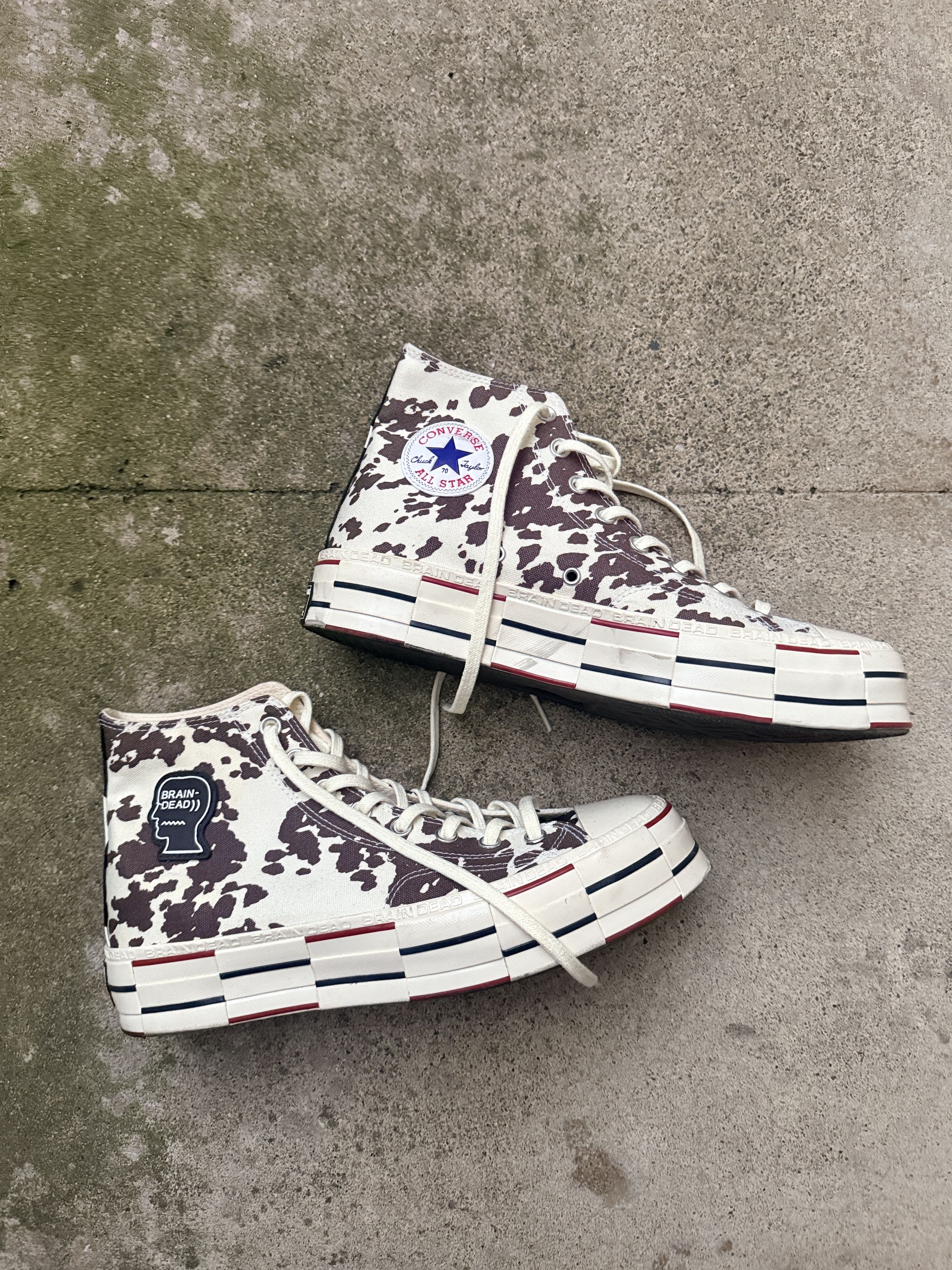 Brain Dead × Converse Converse brain dead cow print Chuck 70 Collab 9.5 Size US 9.5 / EU 42-43 - 1 Thumbnail