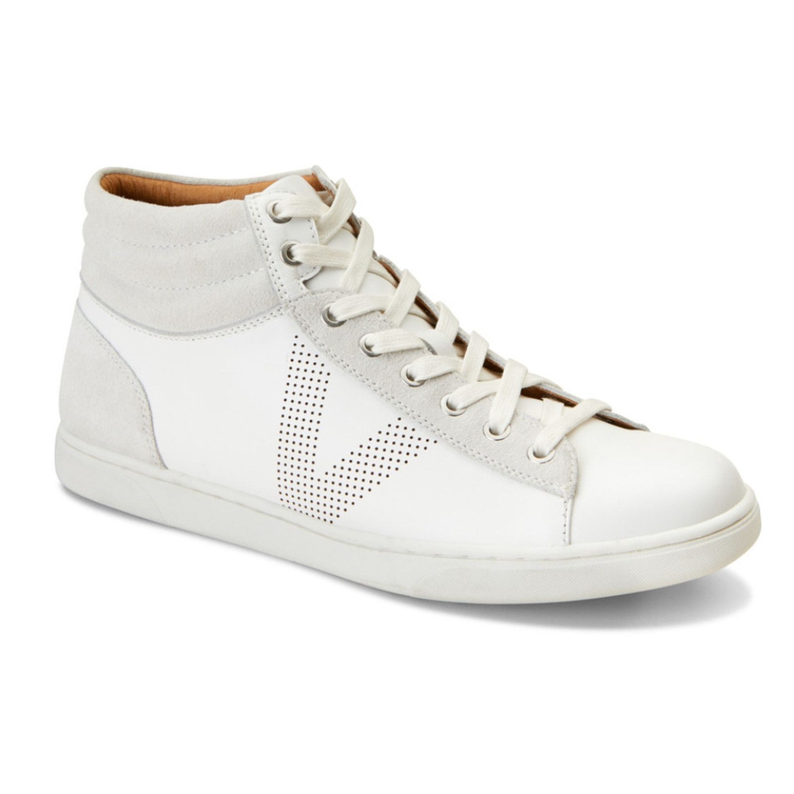 Vionic Vionic Mott Malcom White High Top Comfort Lace Up Sneaker 12 Size US 12 / EU 45 - 1 Thumbnail
