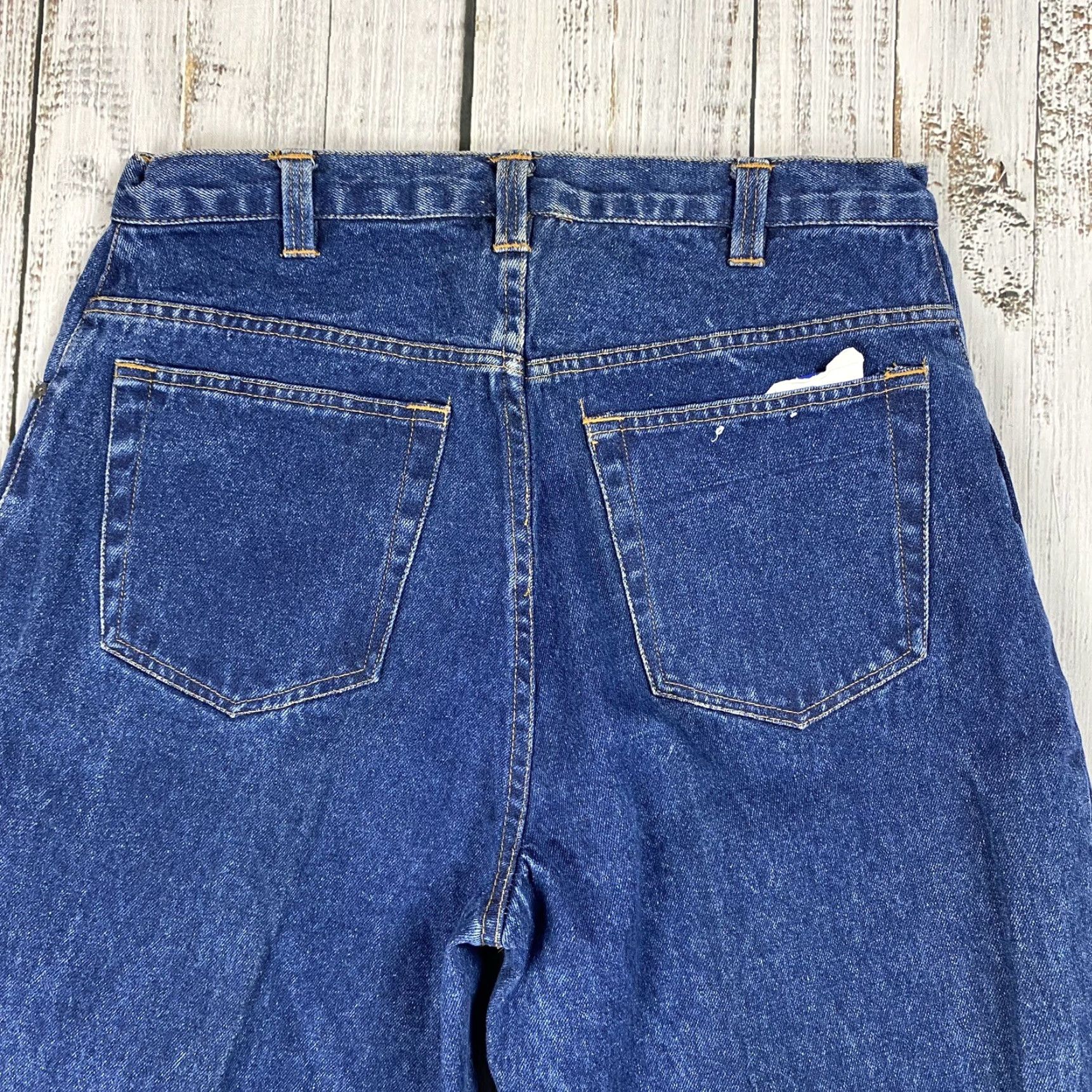 Express VINTAGE Express Jeans Denim 34x30 Tapered 100% Cotton Dark Wash 5-Pocket Mens Retro Streetwear 80s 90s Size US 34 / EU 50 - 7 Thumbnail