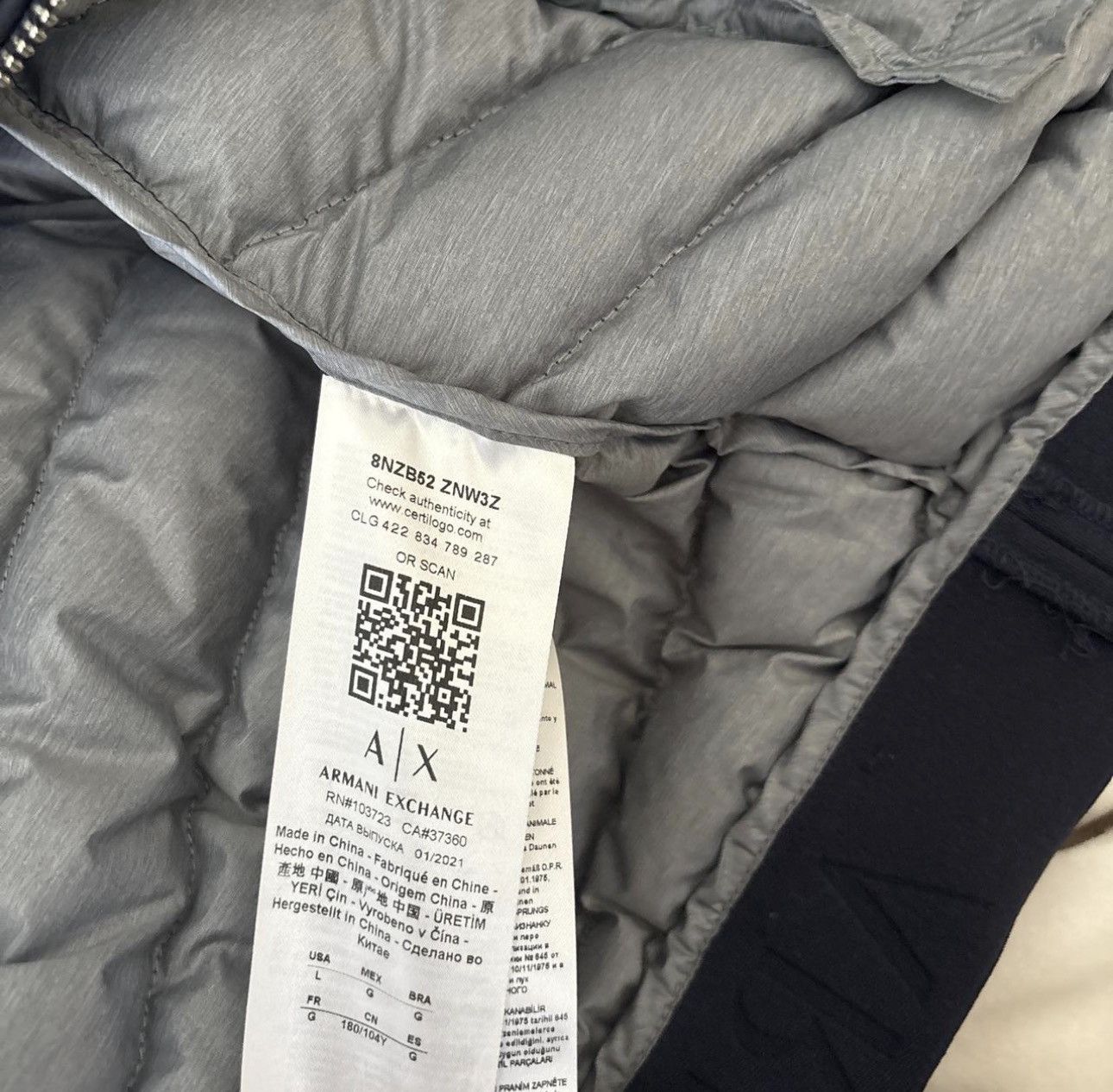 Armani Exchange Armani Exchange New York zip up Size US L / EU 52-54 / 3 - 4 Thumbnail