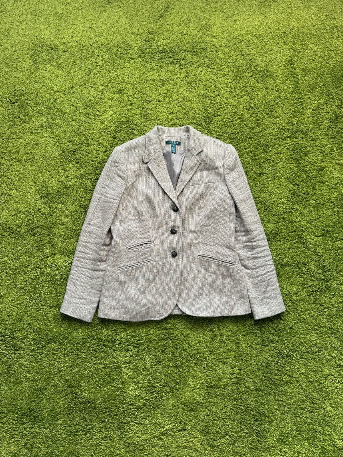 Lauren Ralph Lauren × Ralph Lauren × Vintage Lauren Ralph Lauren tweed blazer Size L / US 10 / IT 46 - 1 Thumbnail