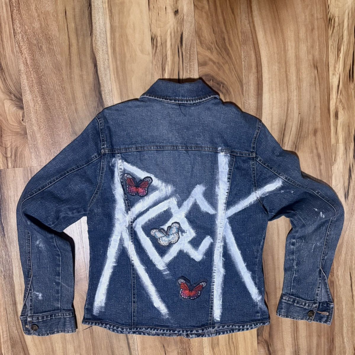 Other antixrock butterfly denim jacket Size XS / US 0-2 / IT 36-38 - 2 Thumbnail