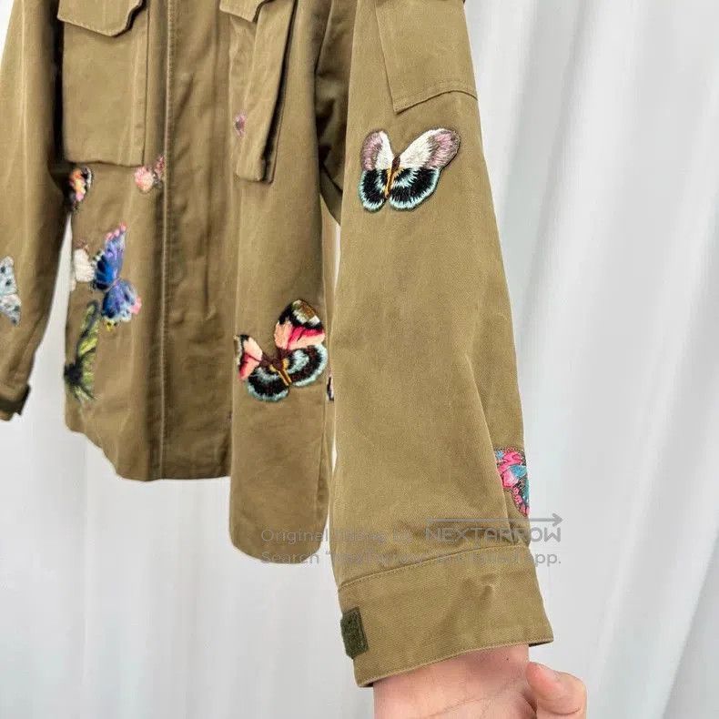 Valentino Valentino Butterfly Embroidered Jacket. Size US M / EU 48-50 / 2 - 4 Thumbnail