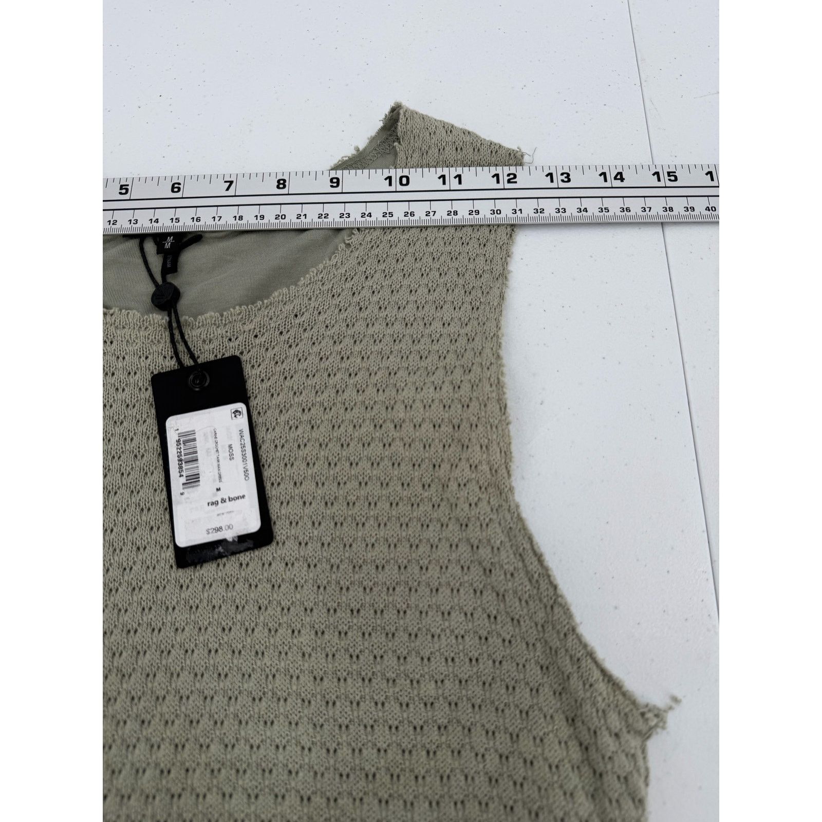 Rag & Bone NWT Rag & Bone Carine Crochet Moss Green Tank Maxi Dress Size M / US 6-8 / IT 42-44 - 8 Thumbnail