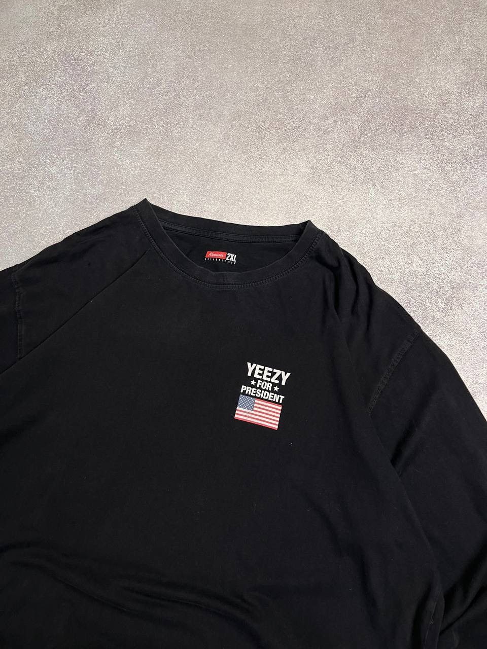 Kanye West Vintage Kanye West Yeezy For President Longsleeve Shirt XXL Size US XXL / EU 58 / 5 - 4 Thumbnail