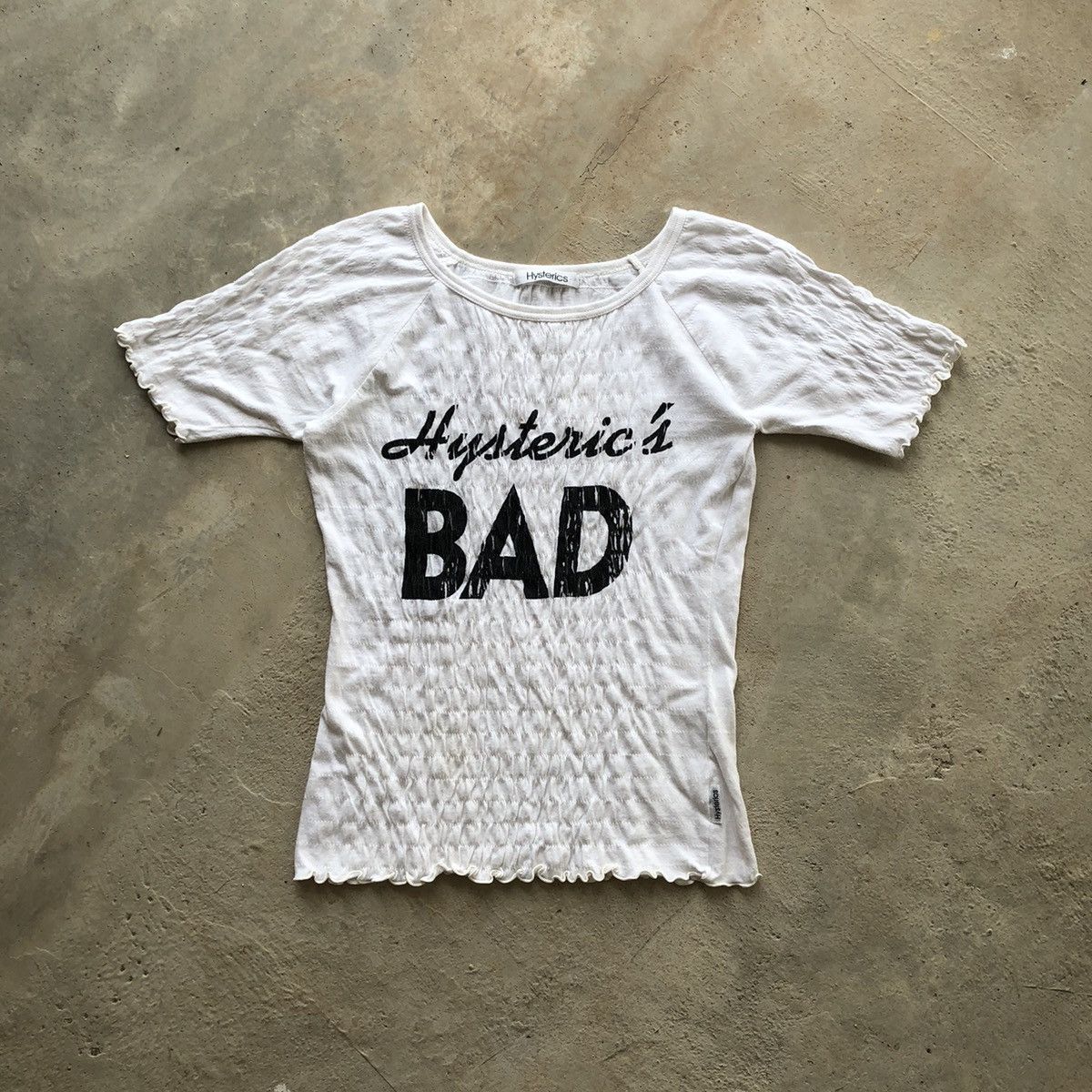 Hysteric Glamour HYSTERIC GLAMOUR Nice Design Ruched T-Shirt #2298 Size ONE SIZE - 1 Thumbnail