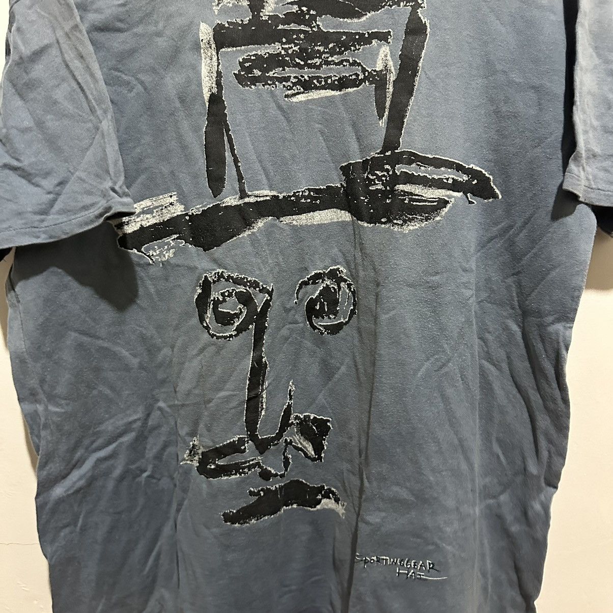 HAI SPORTING GEAR ISSEY MIYAKE バンドカラーシャツ VINTAGE HAI SPORTING GEAR ISSEY MIYAKE JAPANESE DESIGNER LONG