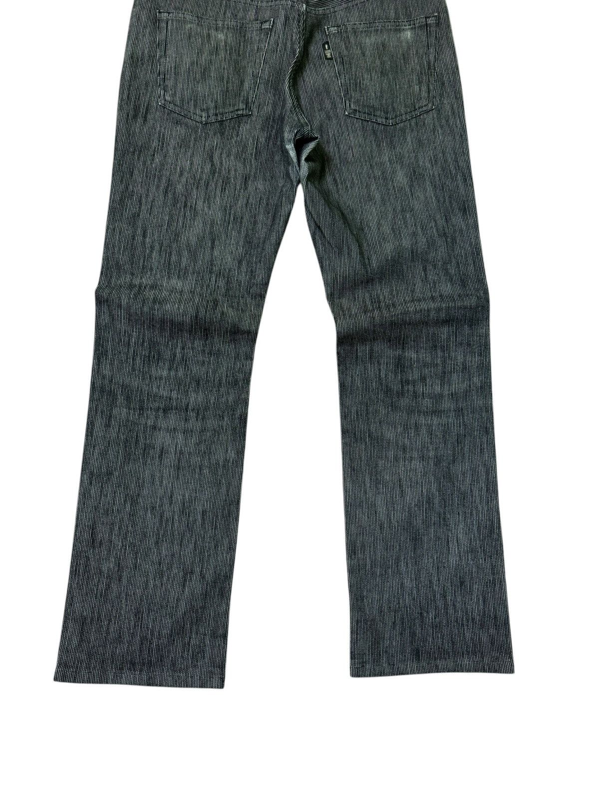 Japanese Brand TAKEO KIKUCHI STRIPED BLACK GREY DENIM Size US 32 / EU 48 - 12 Thumbnail