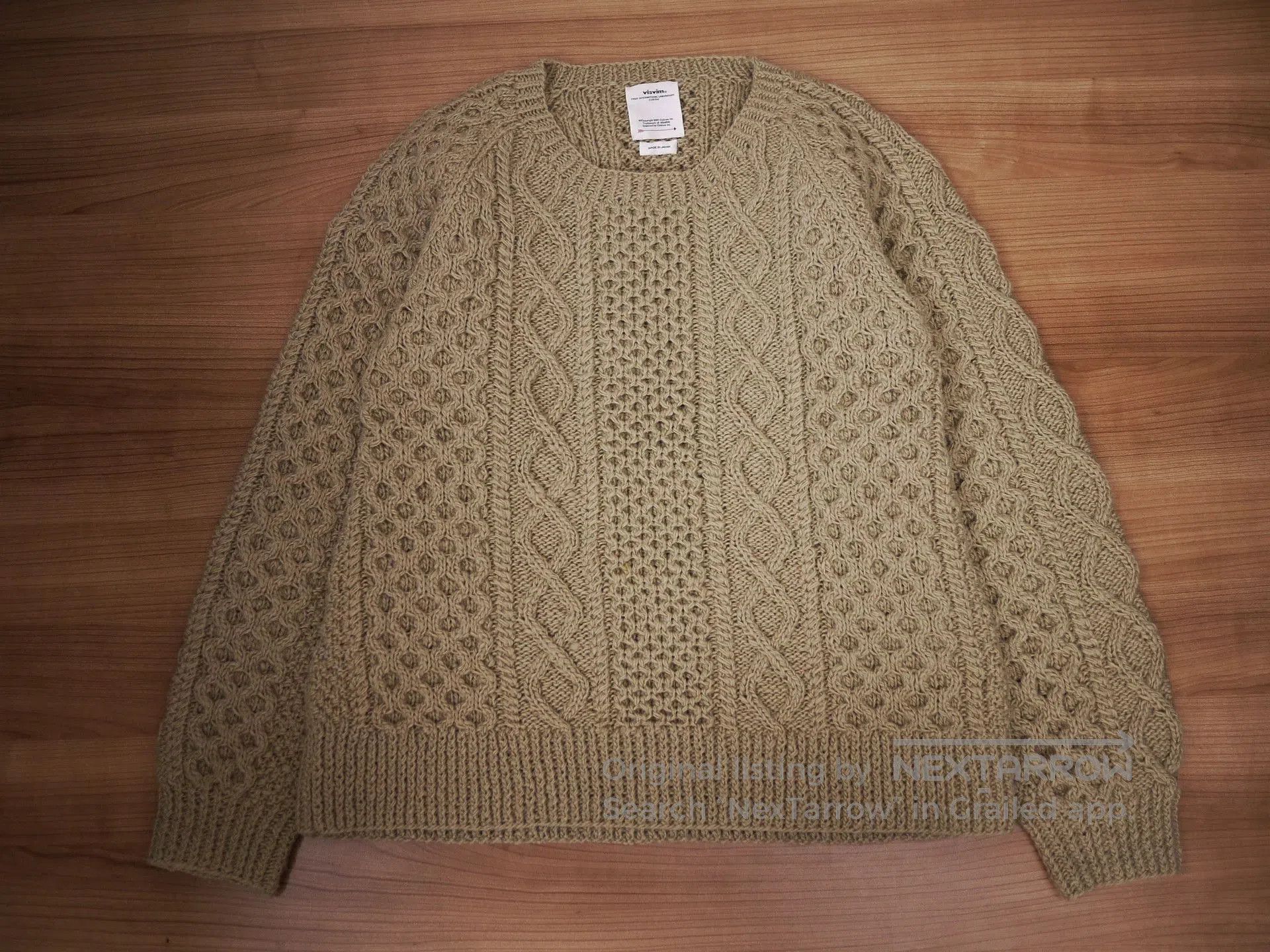 Visvim visvim 19aw galway crew hand-knit sweater. Size US M / EU 48-50 / 2 - 5 Thumbnail