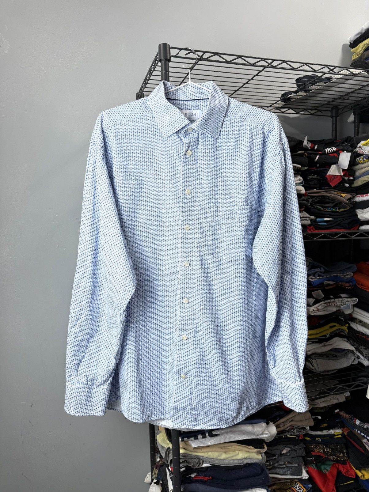 Eton Eton Pattern Shirt Buttons Up Size US M / EU 48-50 / 2 - 1 Thumbnail